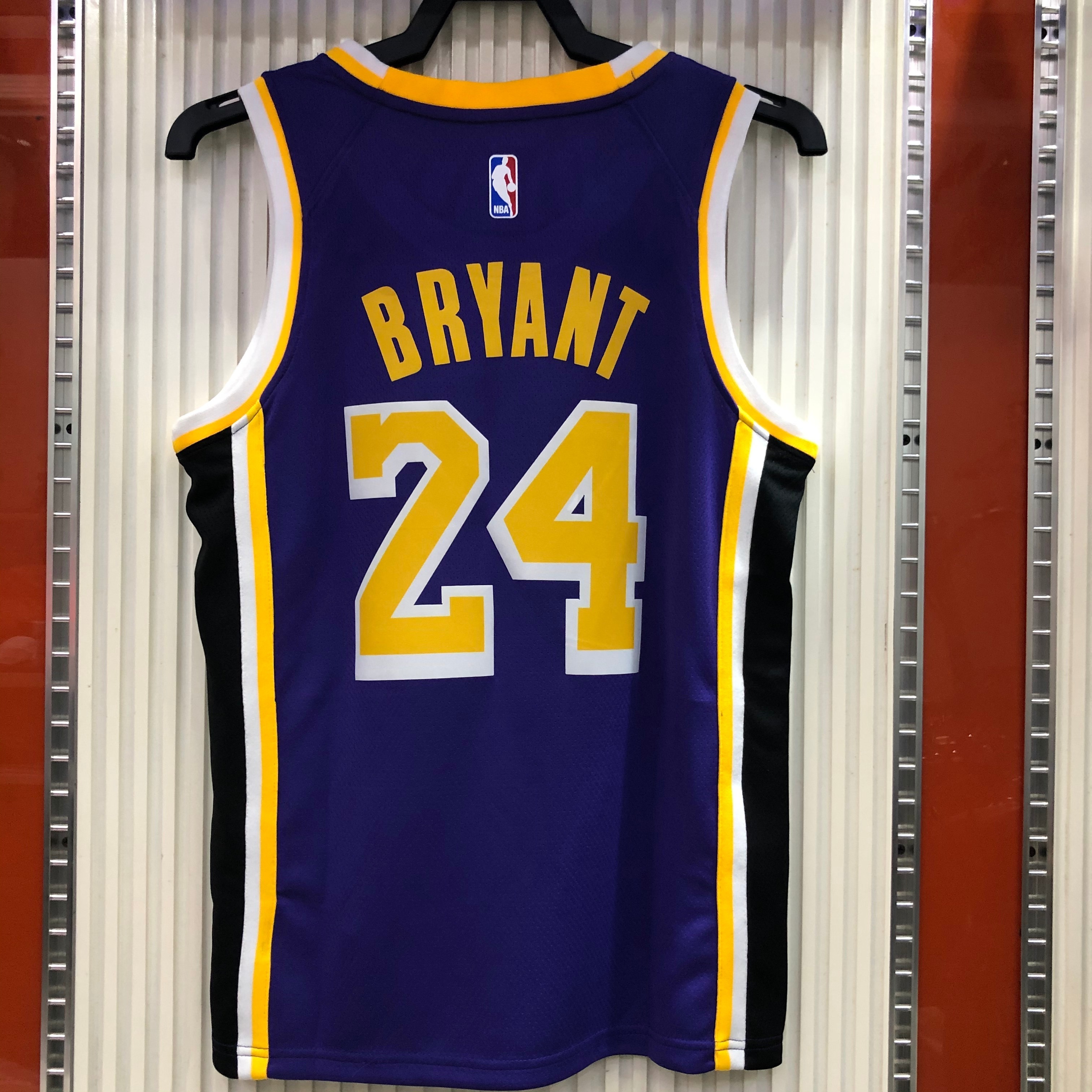 NBA Men Season 2021 Los Angeles Lakers #24 BRYANT Purple Round Neck with Jordan logo Jersey High Quality Name and Number Print - leoleo123123