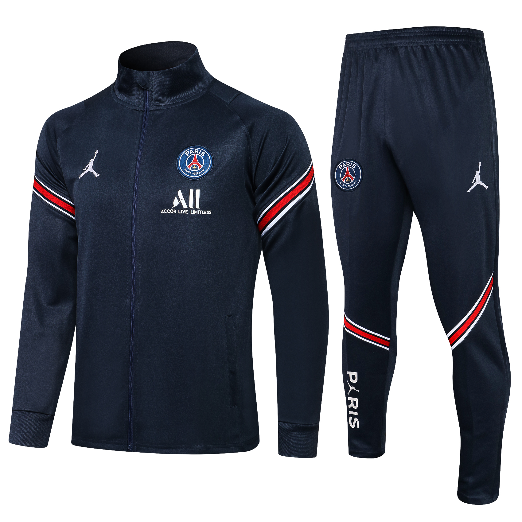 21-22 PSG Dark Blue Tracksuit Thai Quality - leoleo123123