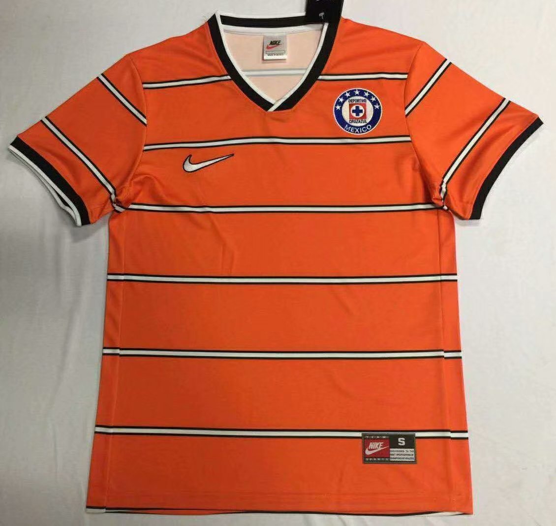 1997 Cruz Azul Orange Retro Jersey Thai Quality - leoleo123123