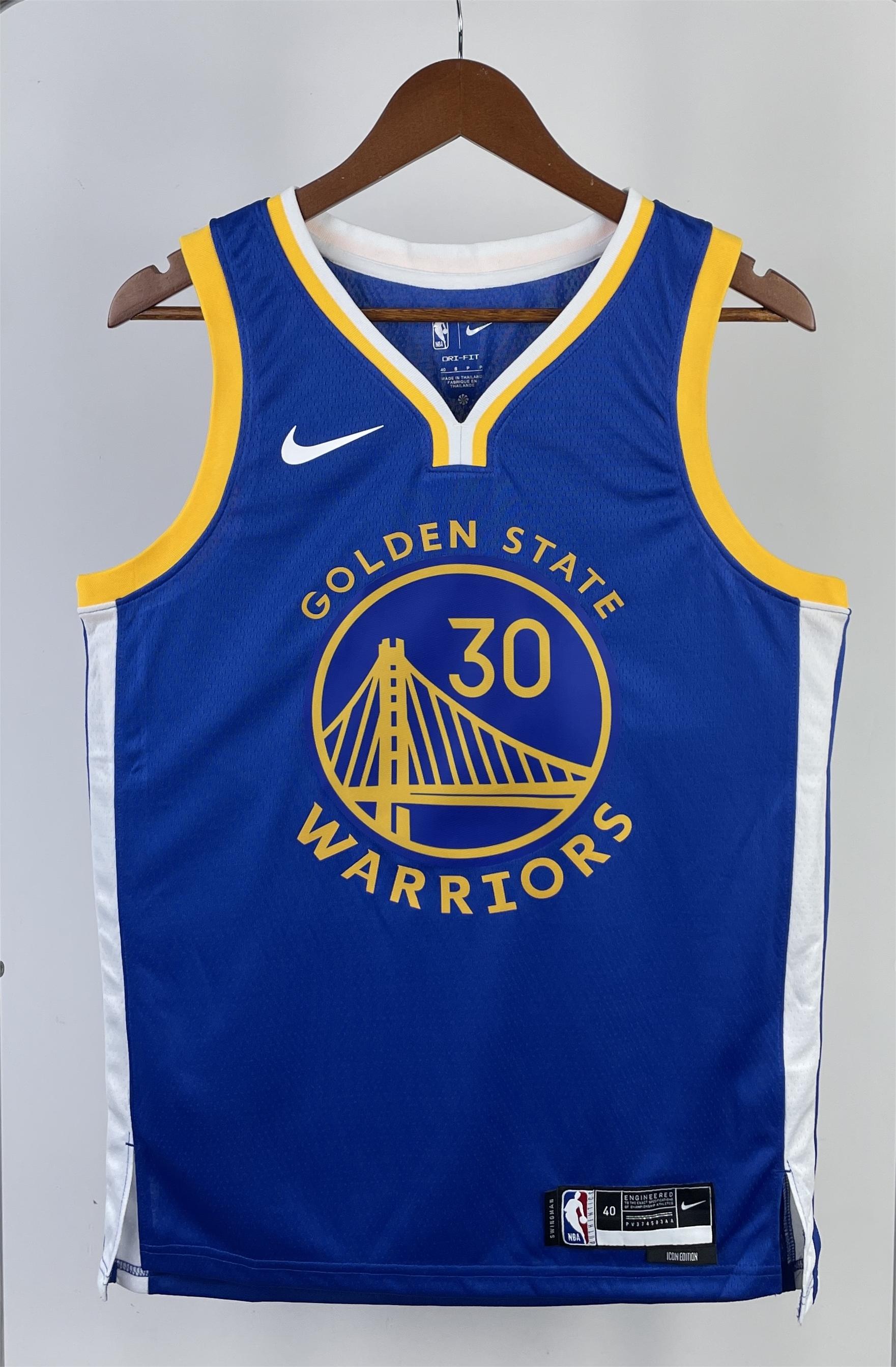 NBA Men 2023 Golden State Warriors Blue #2974 CURRY Swingman Jersey - leoleo123123