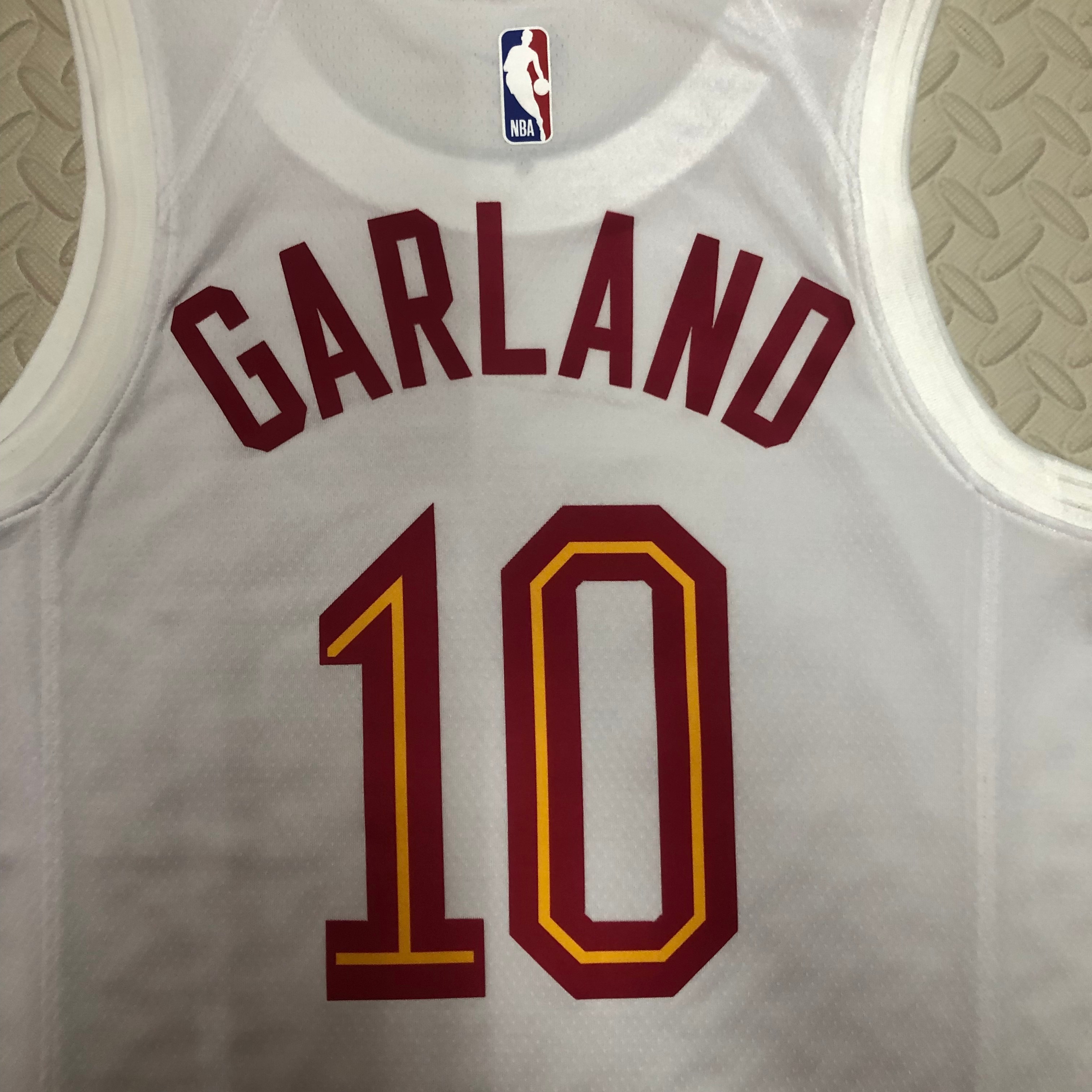 NBA Season 2023 Men Cleveland Cavaliers White #10 GARLAND Jersey High Quality Name and Number Print - leoleo123123