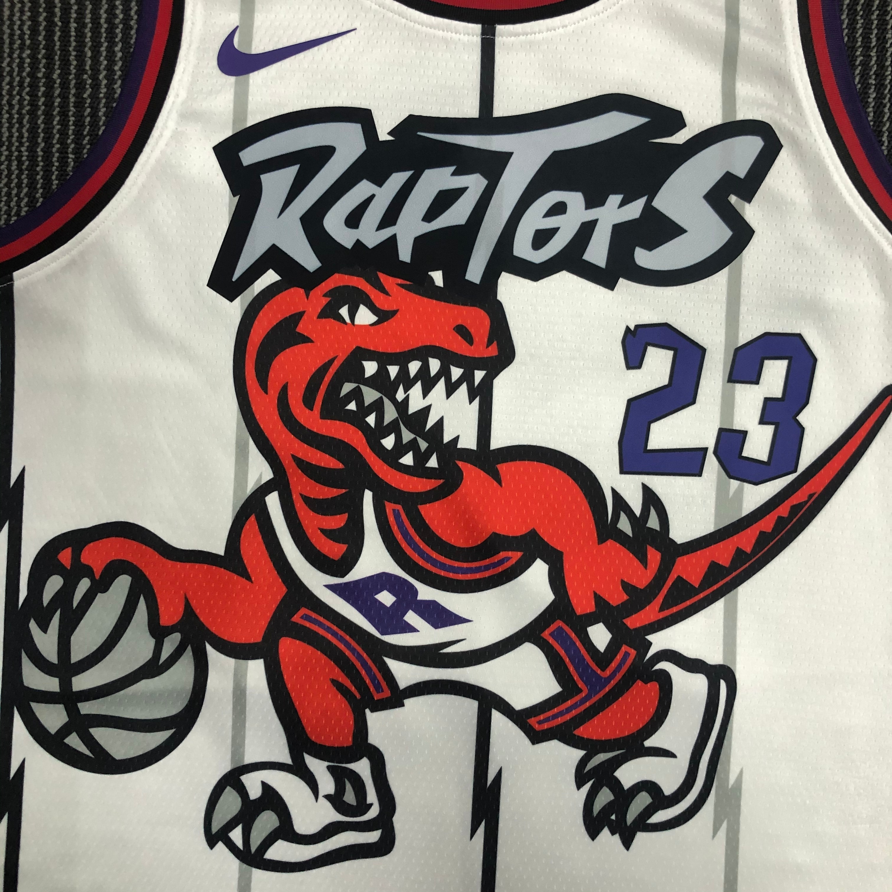 NBA Men Toronto Raptors Retro White #23 VANVLEET Jersey High Quality Name and Number Print - leoleo123123