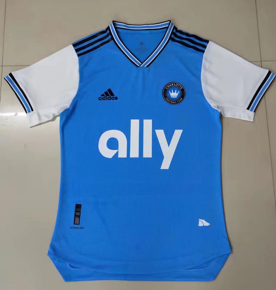 2022 Charlotte Home Blue Player Version Soccer Jersey - leoleo123123