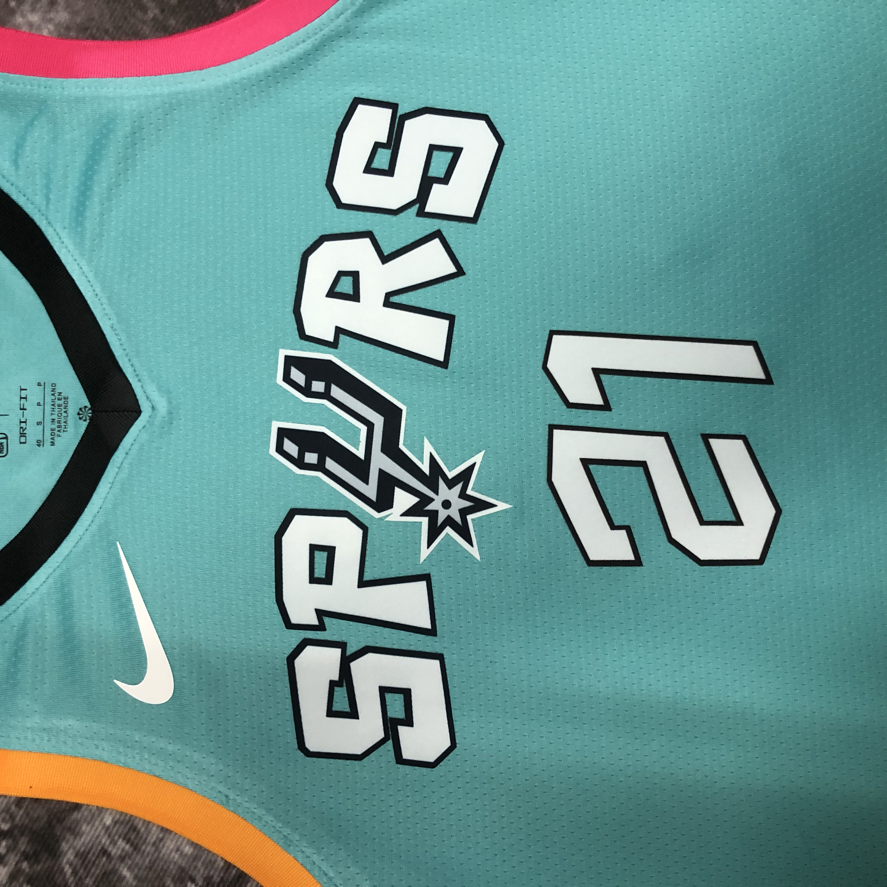 NBA Men 2023 San Antonio Spurs Blue #21 DUNCAN Jersey High Quality Name and Number Print - leoleo123123