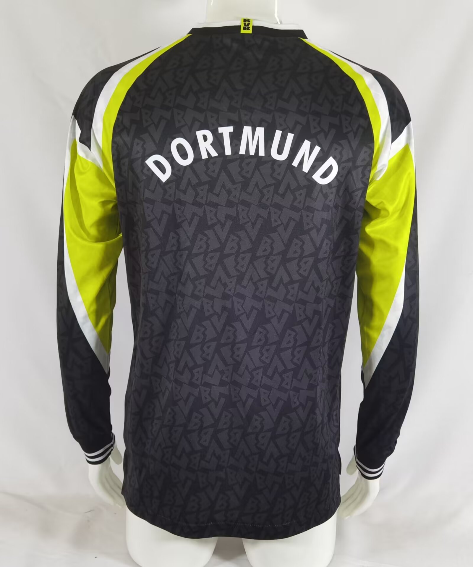 95/96 Dortmund Away Retro Jersey Long Sleeve - leoleo123123
