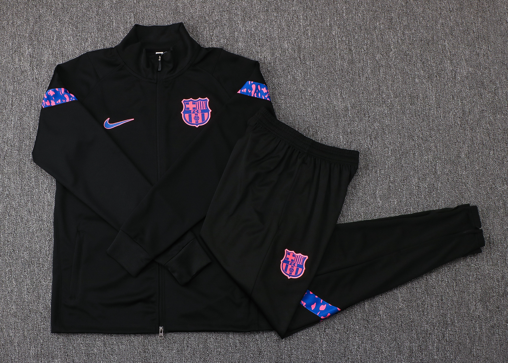 21/22 Barcelona Black Jacket Tracksuit Thai Quality - leoleo123123