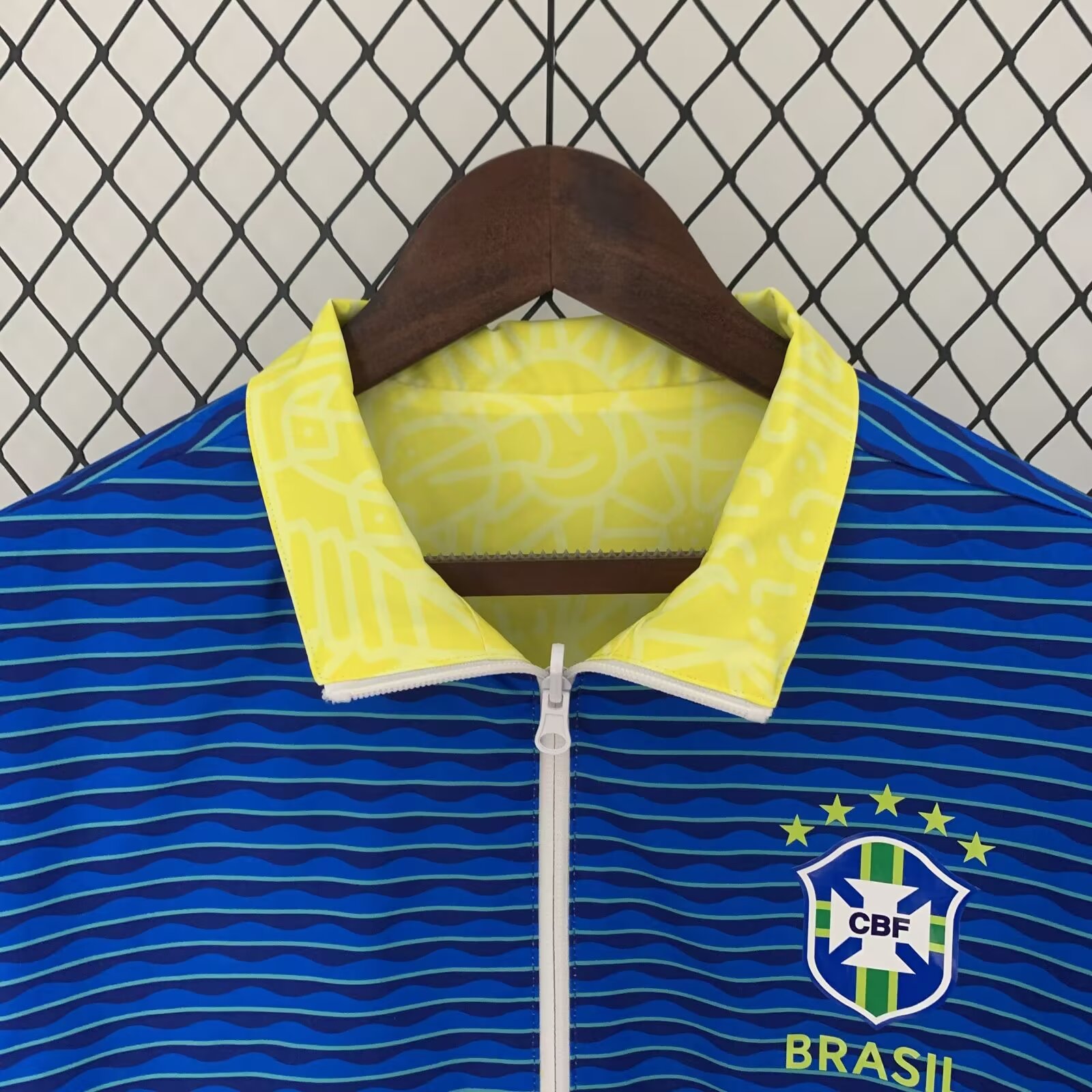 23/24 Brazil Windbreaker Jacket two-sided Jacket Thai Quality - leoleo123123