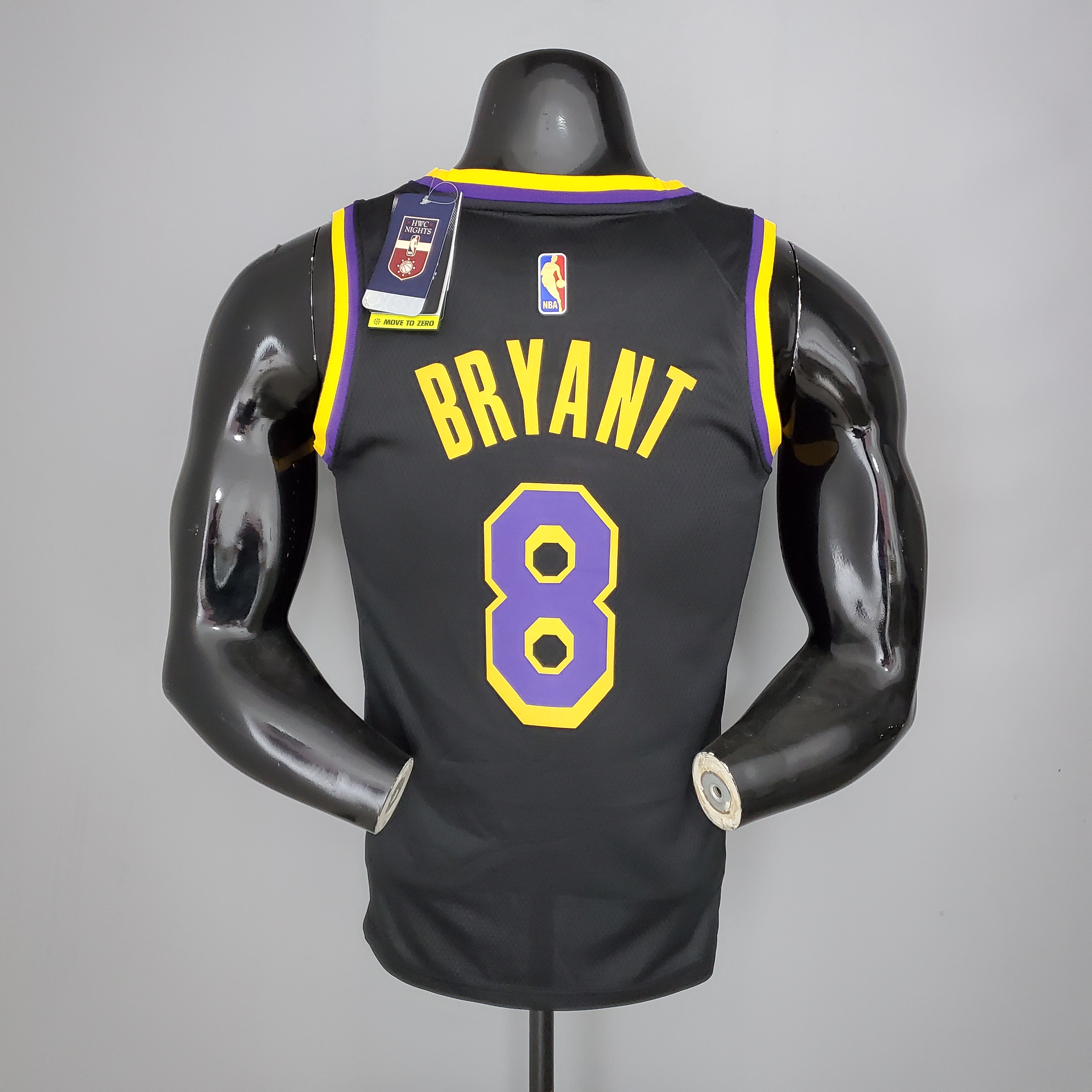 2021 Bryant #8 Lakers Bonus Edition Black NBA Jersey High Quality Name and Number Print - leoleo123123