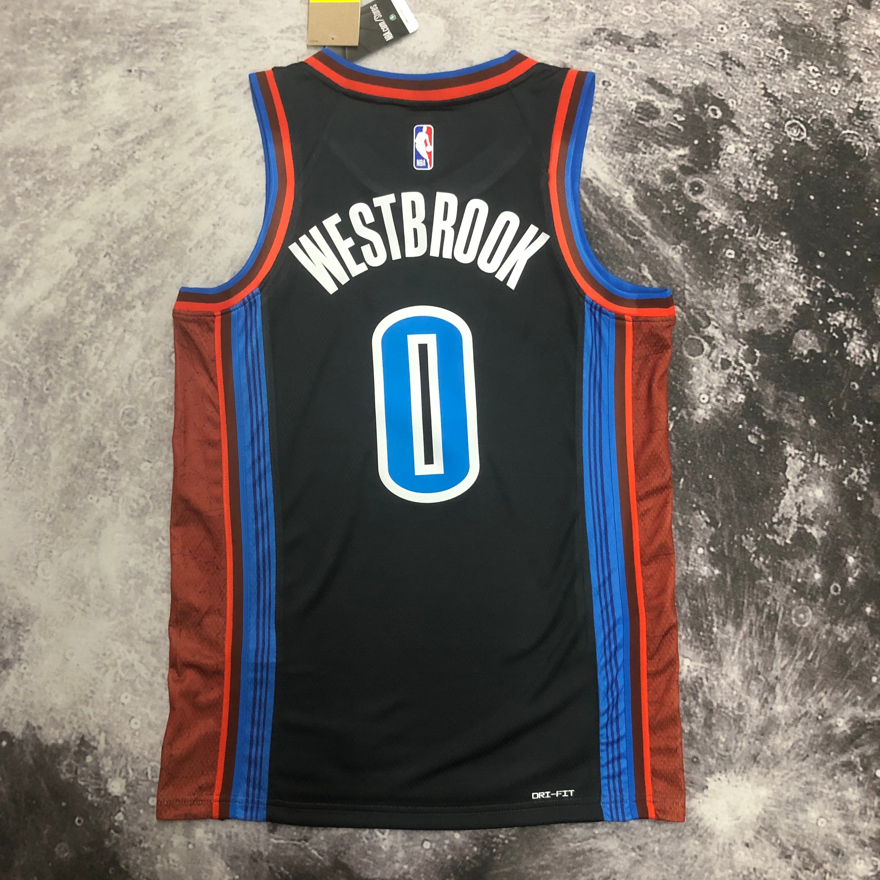 NBA New Season 2023 Men Oklahoma City Thunder Black #0 WESTBROOK Jersey High Quality Name and Number Print - leoleo123123