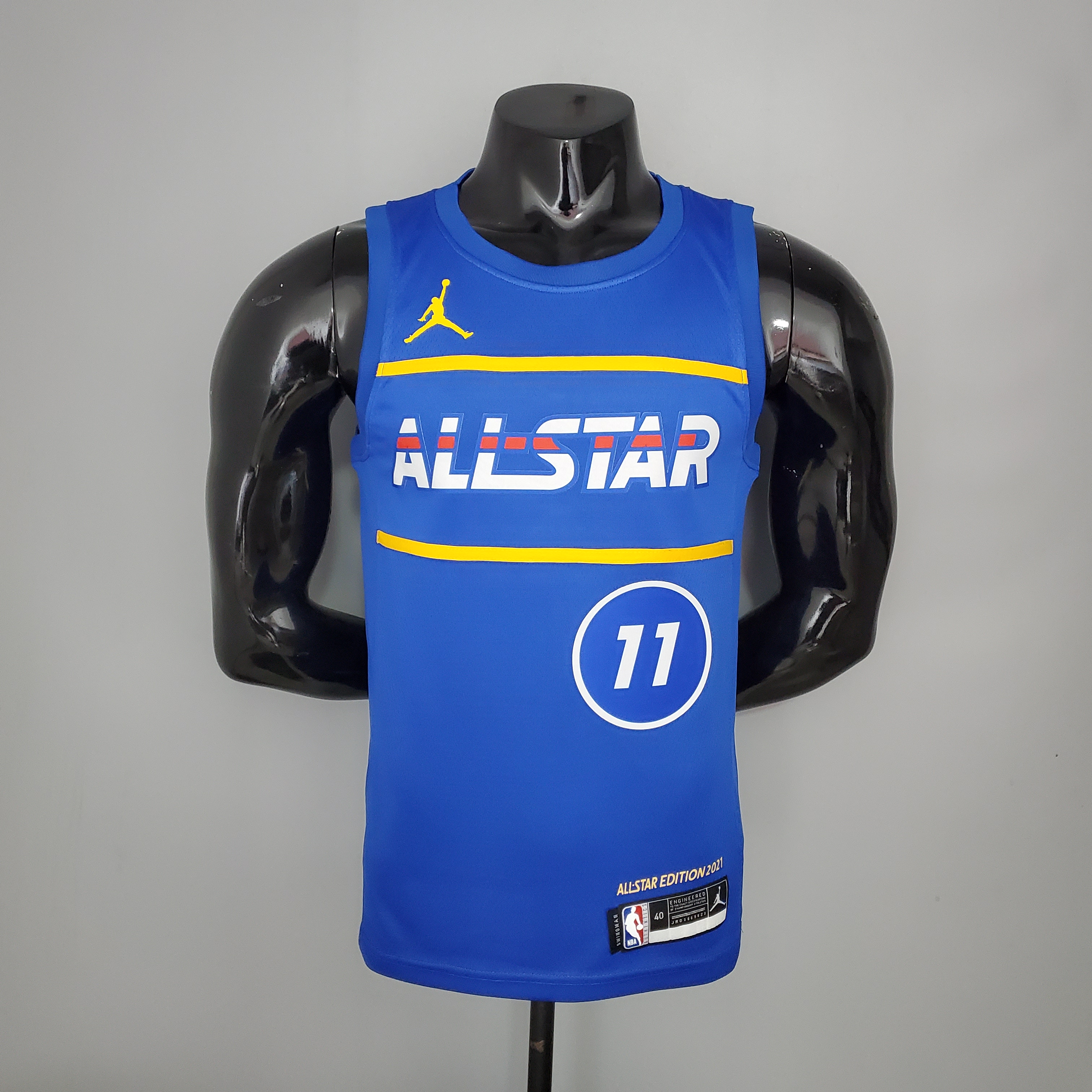 NBA Men 2021 All Star Jerseys Blue #11 IRVING Jersey High Quality Name and Number Print - leoleo123123