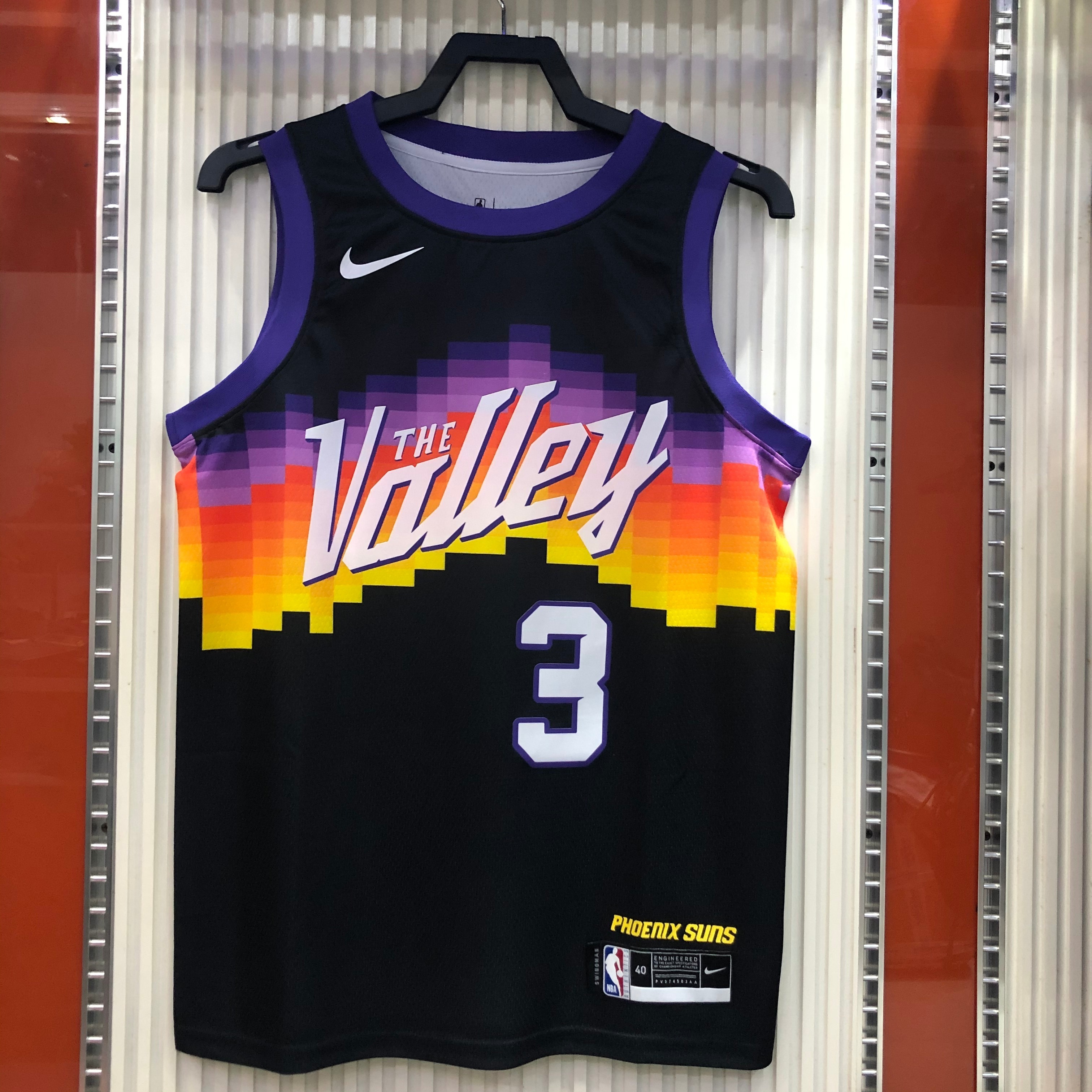 NBA Season 20-21 Men Phoenix Suns Black #3 PAUL Jersey High Quality Name and Number Print - leoleo123123