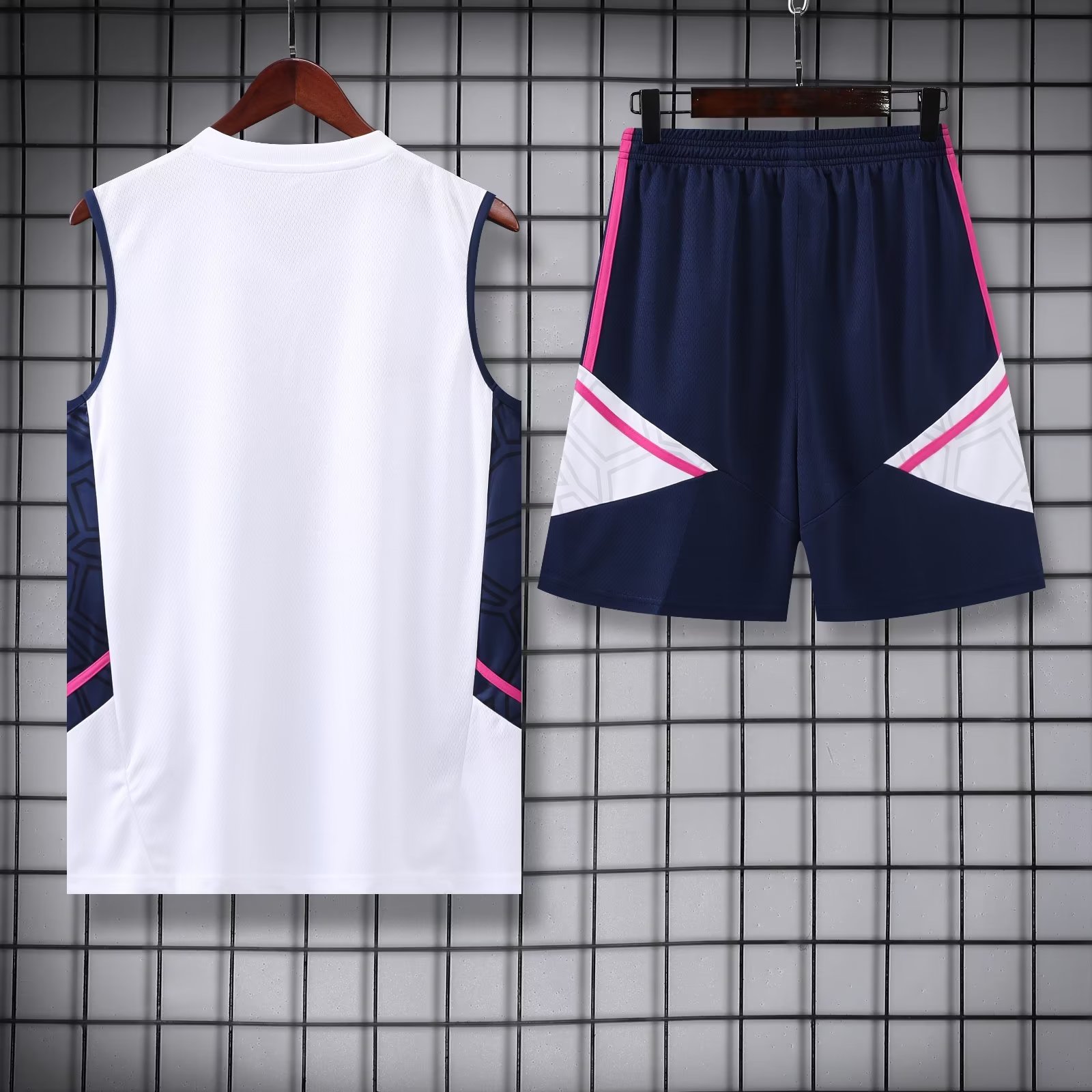 22/23 Arsenal White Vest Training Set--Vest and Short Pant Training Tracksuit - leoleo123123