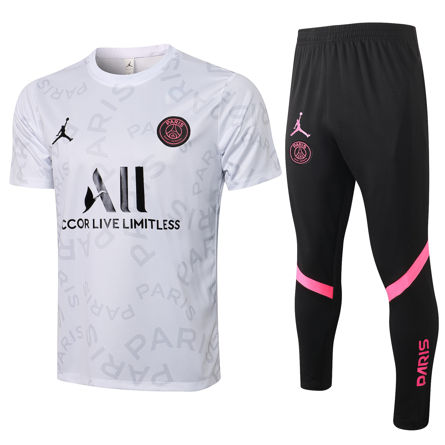 21-22 PSG Jordan White Training Tracksuit Thai Quality - leoleo123123
