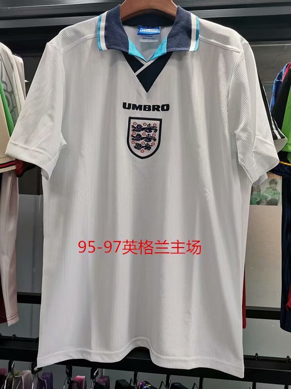 1996 England Home Retro Jersey - leoleo123123