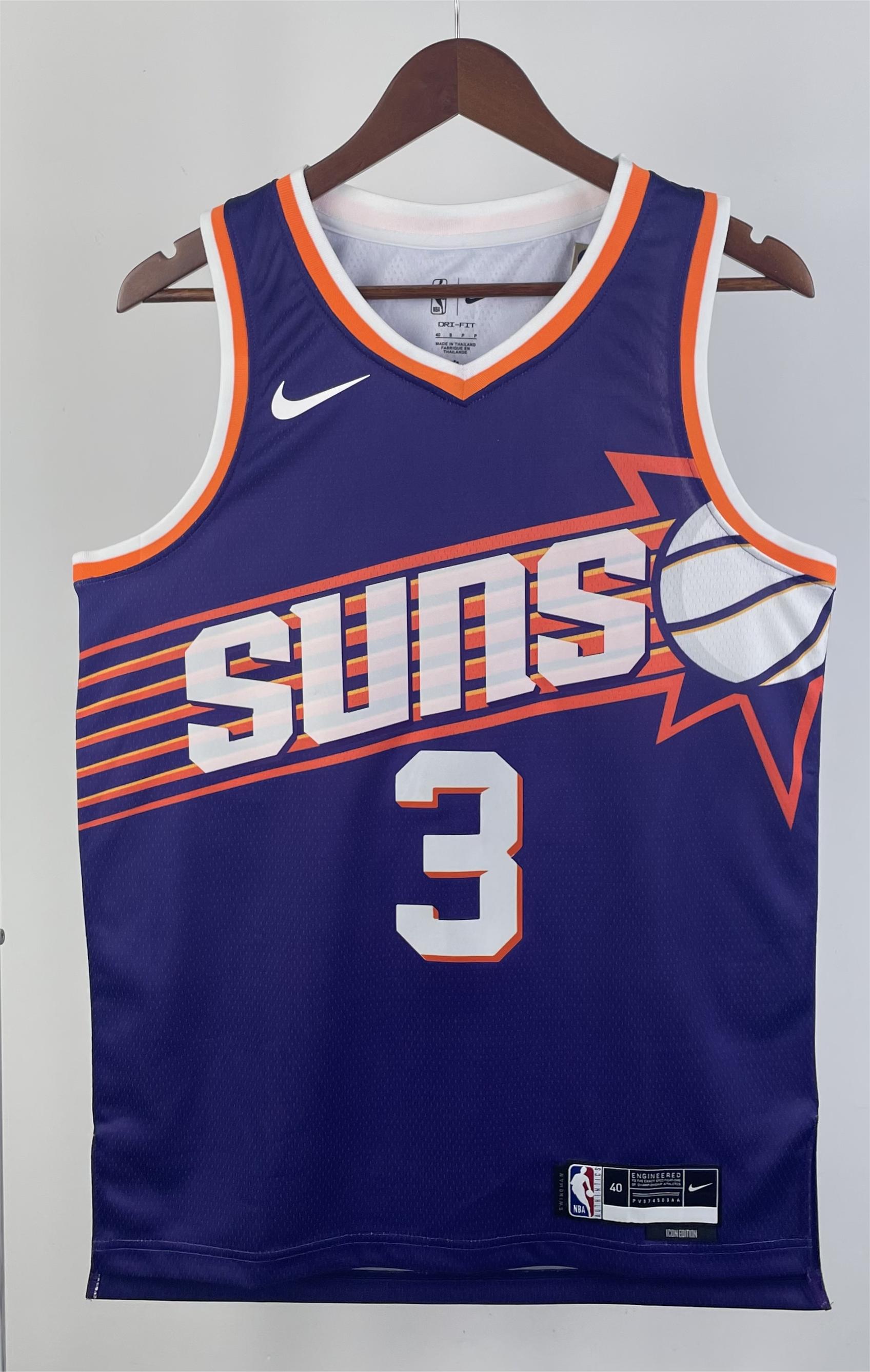 NBA Men 2024 Phoenix Suns Purple #3 BEAL Jersey High Quality Name and Number Print - leoleo123123