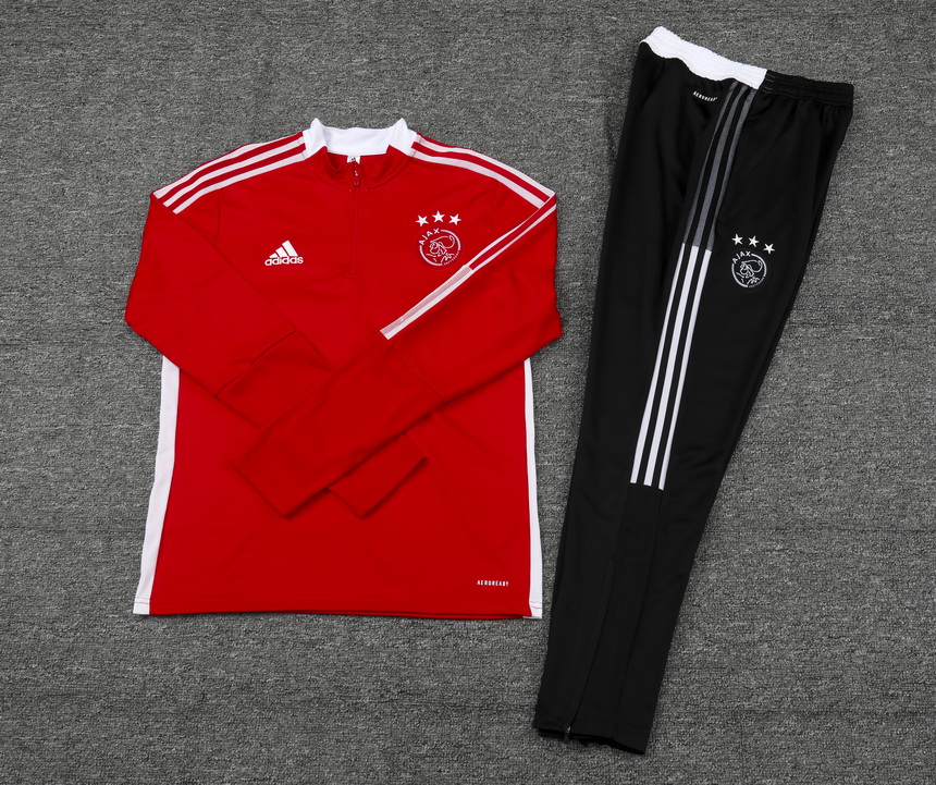 21/22 Ajax Kids Red Sweater Tracksuit Thai Quality - leoleo123123