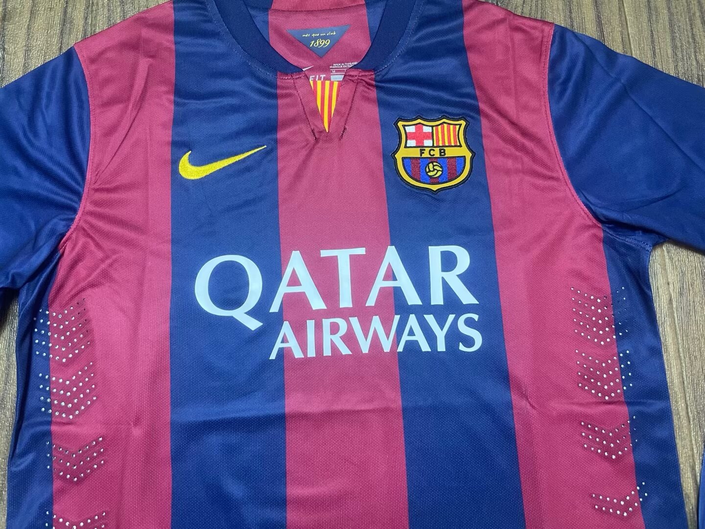 14/15 Barcelona Home Retro Jersey Long Sleeve - leoleo123123