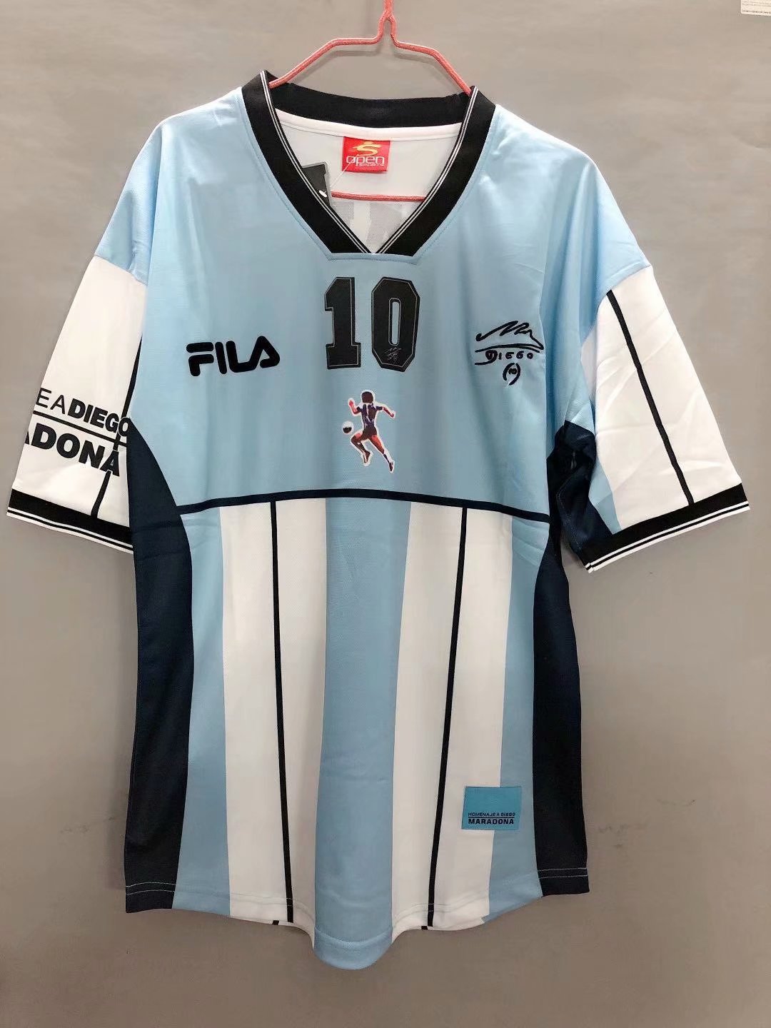2001 Maradona Special Jersey Retro Jersey - leoleo123123