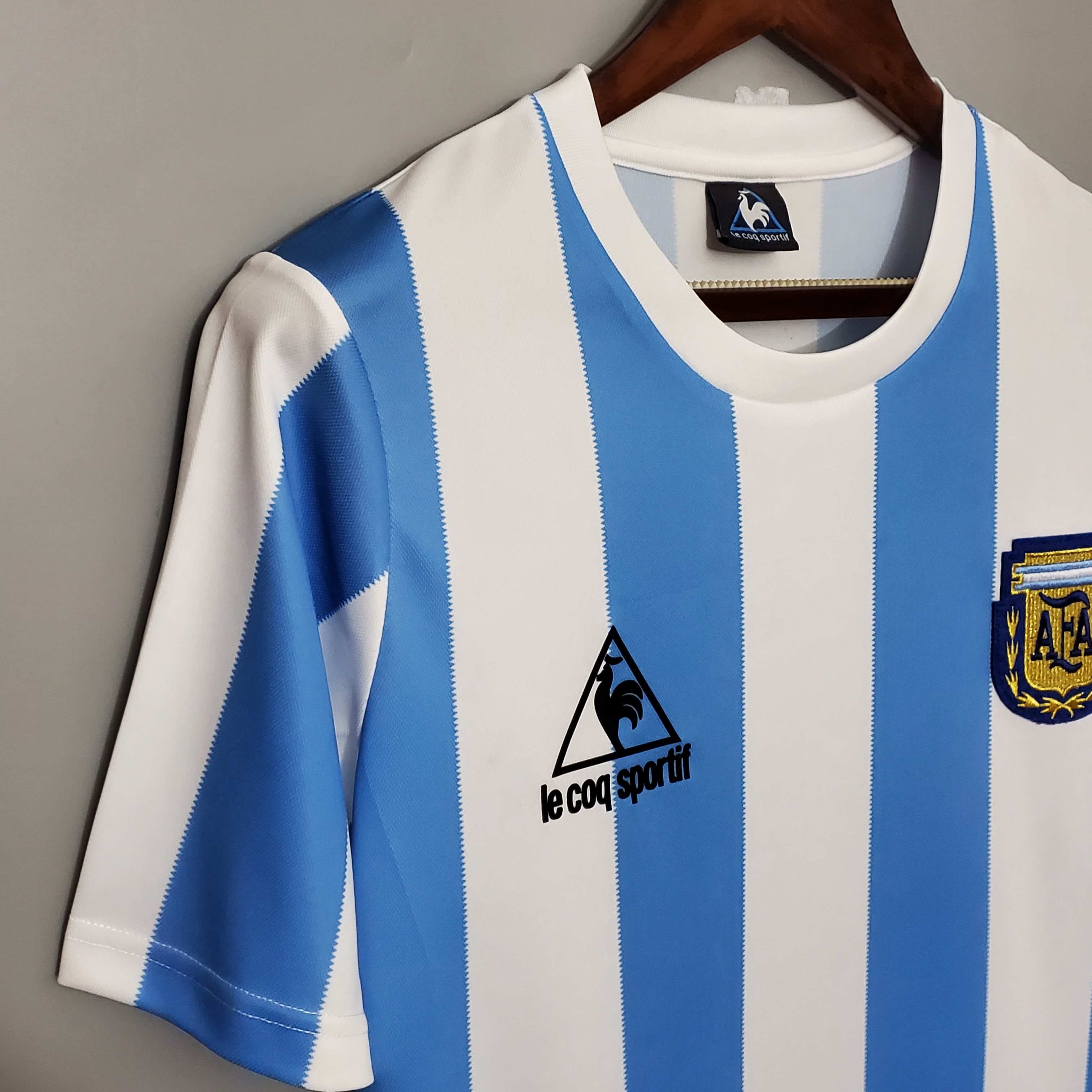 1986 Argentina Home Retro Jersey Fan Version - leoleo123123