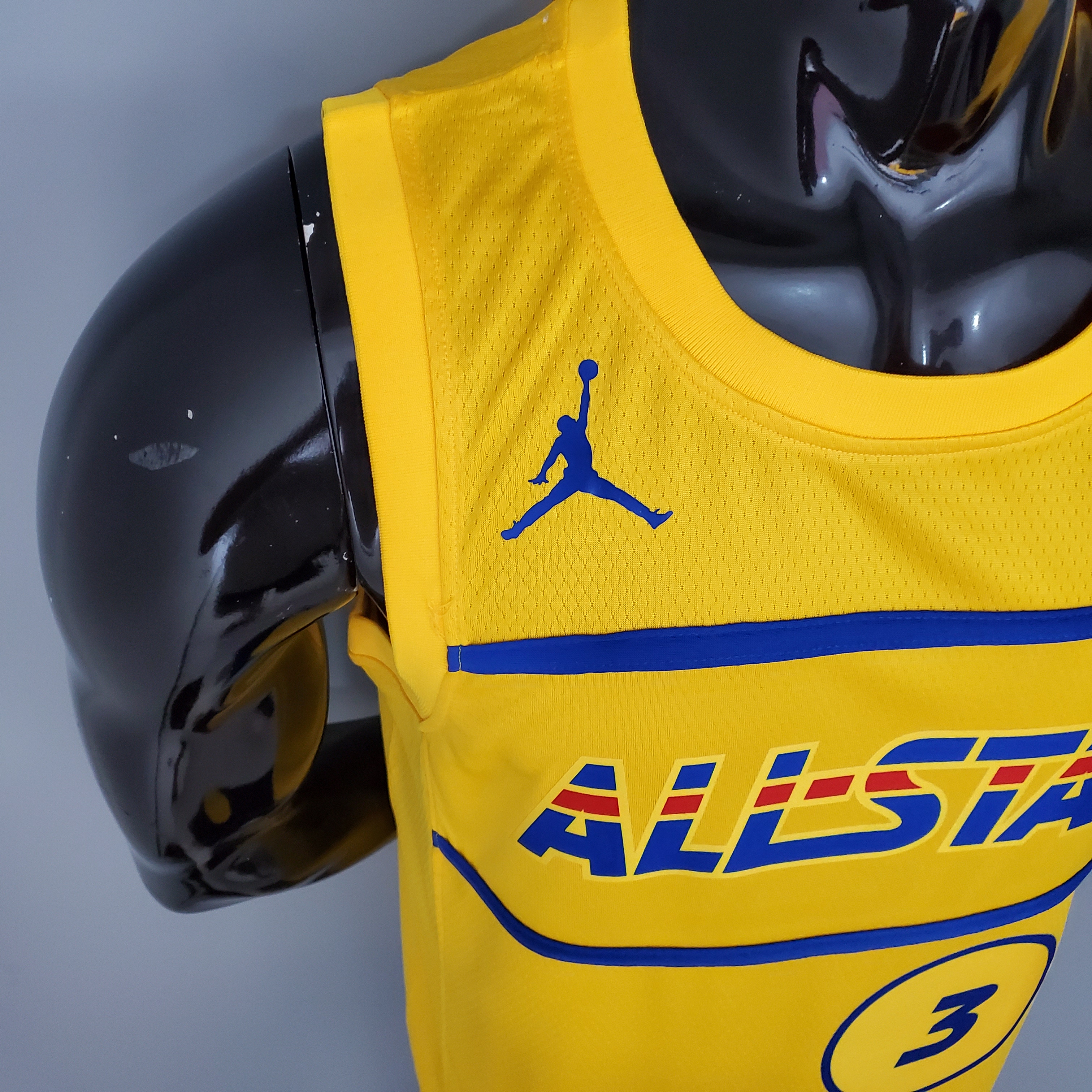 NBA Men 2021 All Star Jerseys Yellow #3 PAUL Jersey High Quality Name and Number Print - leoleo123123