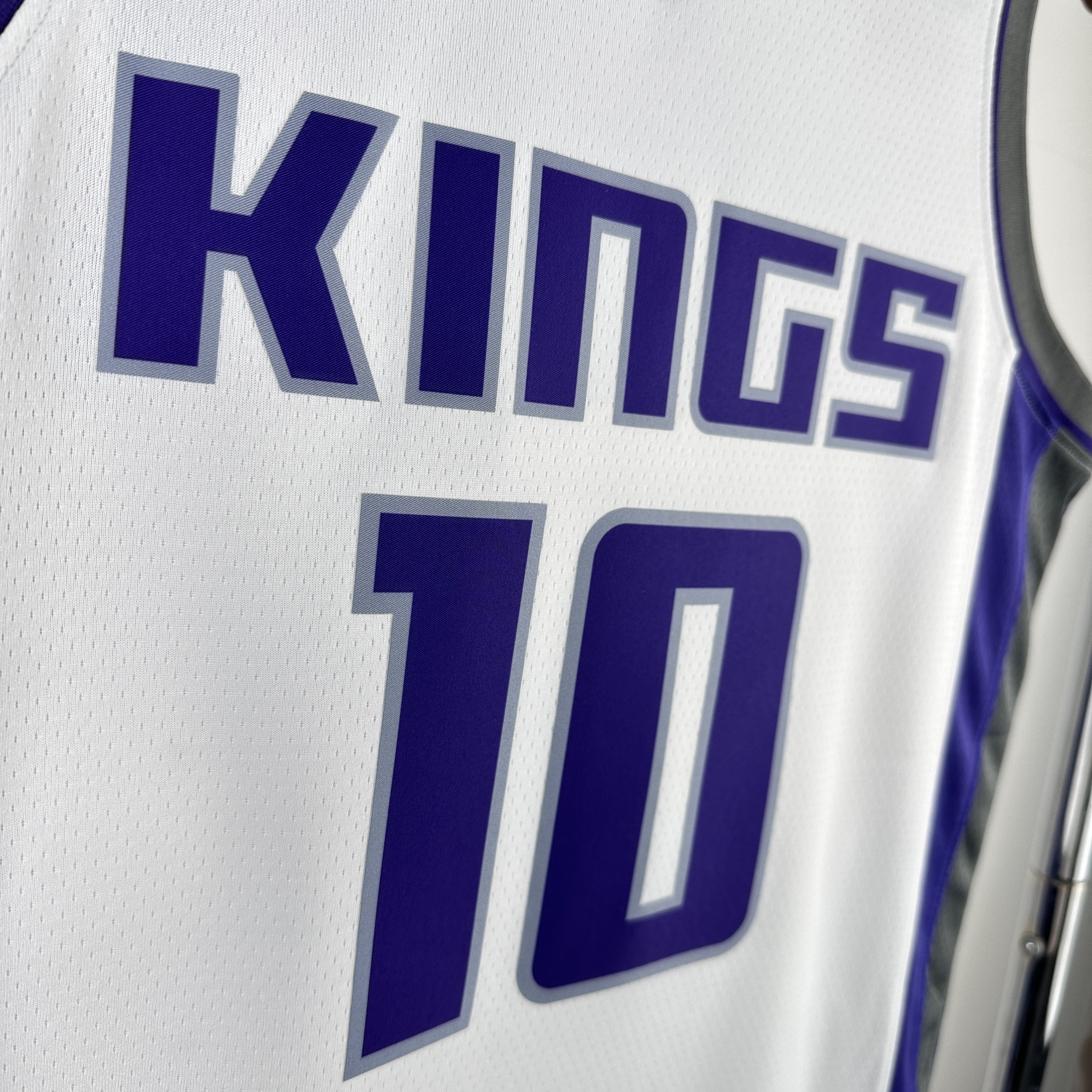 NBA Men 2023 Sacramento Kings White #10 SABONIS Jersey High Quality Name and Number Print - leoleo123123