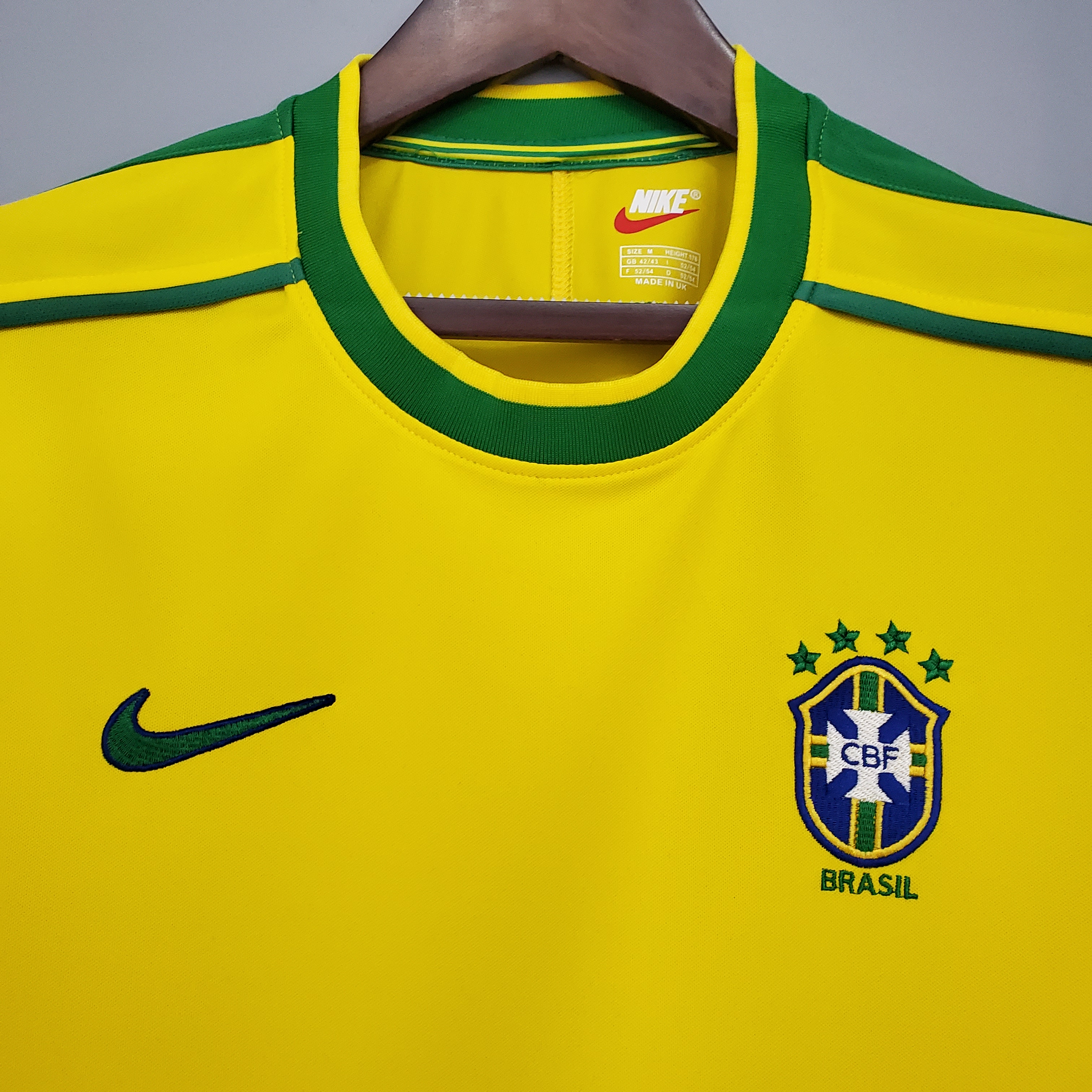 1998 Brazil Home Retro Jersey - leoleo123123