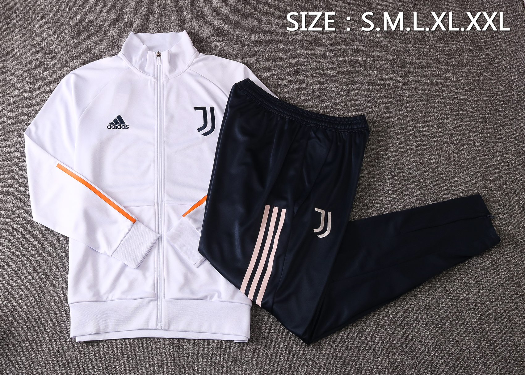 21-22 Juventus White Jacket Tracksuit Thai Quality - leoleo123123