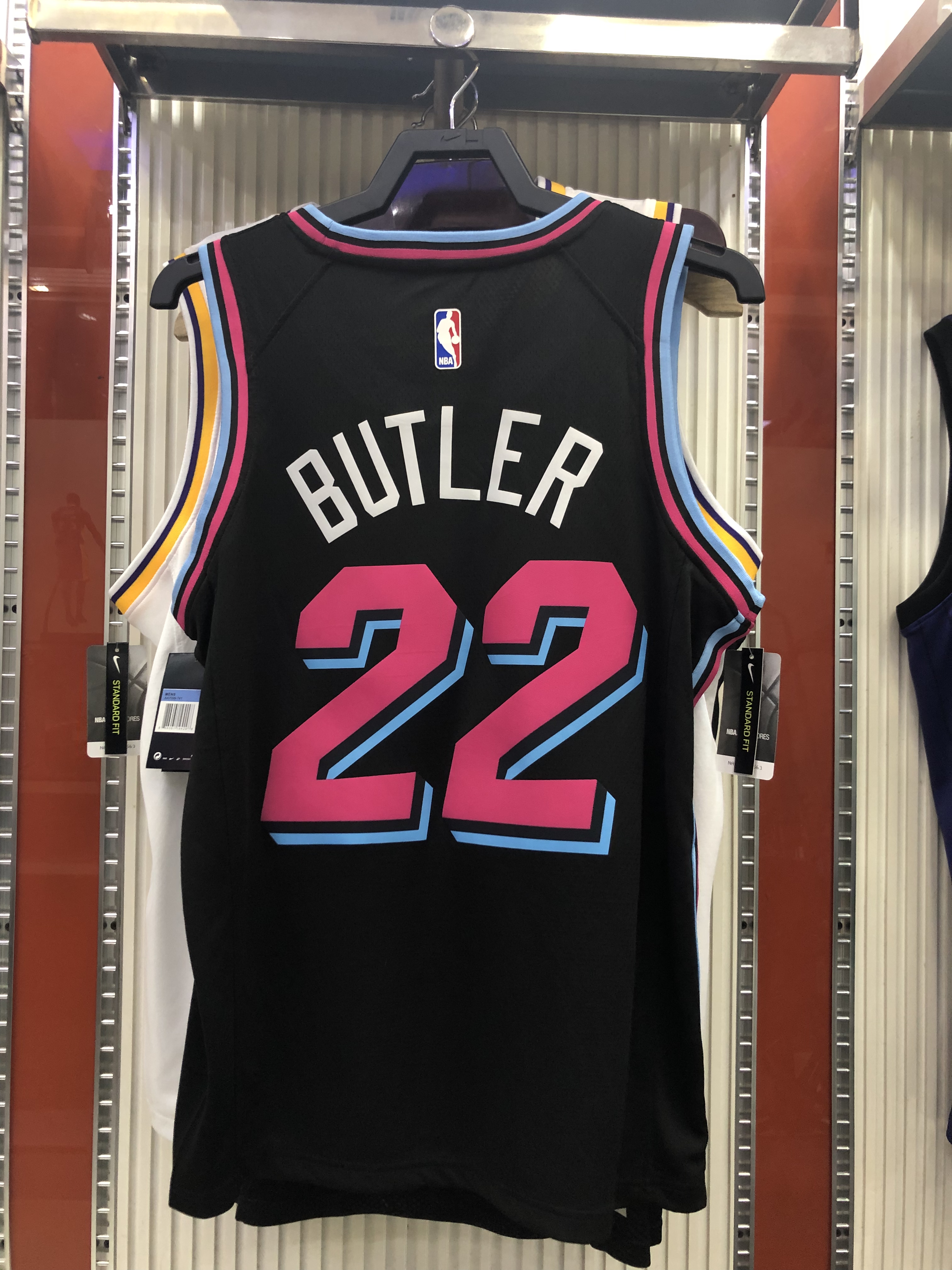 NBA Men Miami Heat Black City #22 BUTLER Jersey High Quality Name and Number Print - leoleo123123