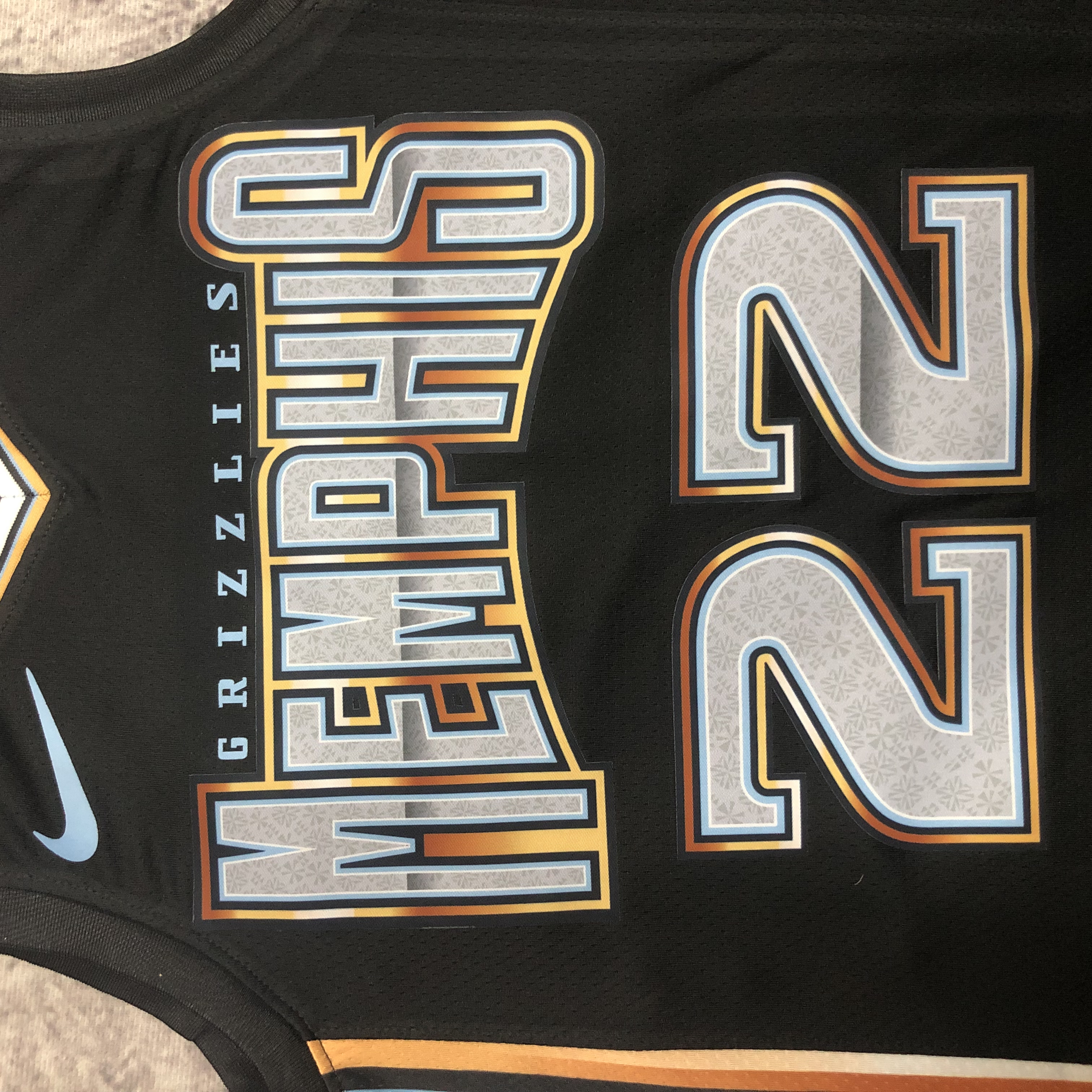 NBA Season 2023 Memphis Grizzlies Black #22 BANE Jersey High Quality Name and Number Print - leoleo123123