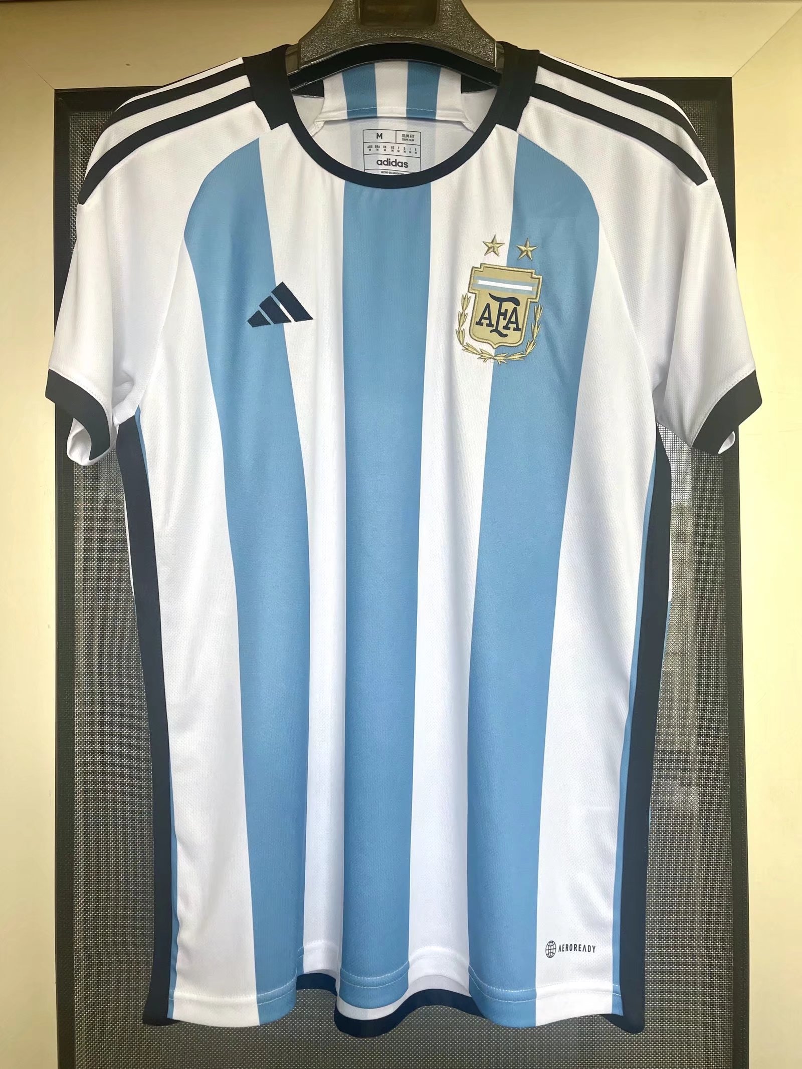 22/23 Argentina Home World Cup Jersey Fans Version 1:1 Quality World Cup Jersey - leoleo123123