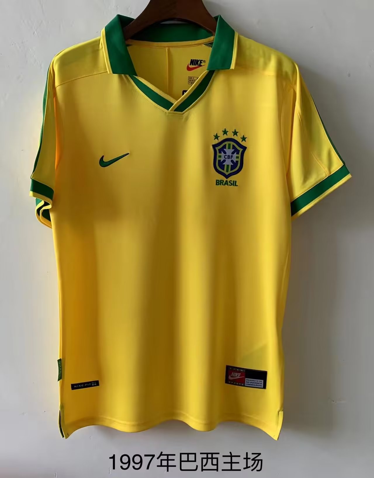 1997 Brazil Home Retro Jersey - leoleo123123