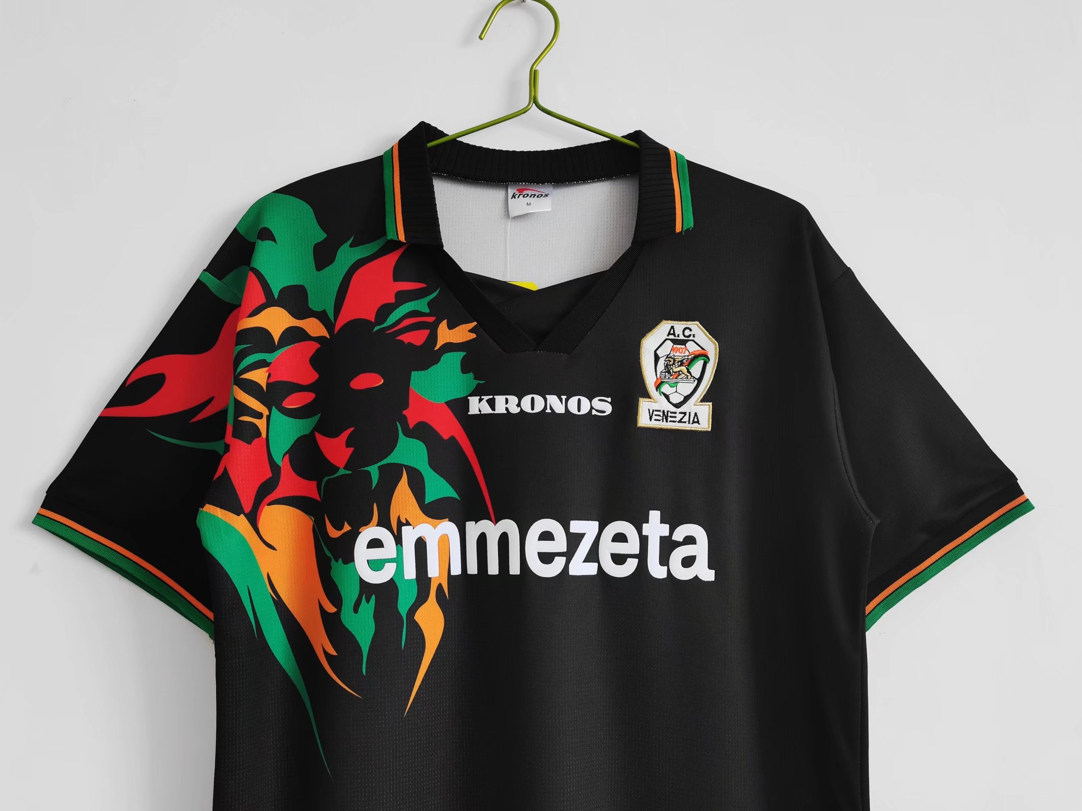 1998 Venezia FC Home Black Fans Soccer Jersey - leoleo123123