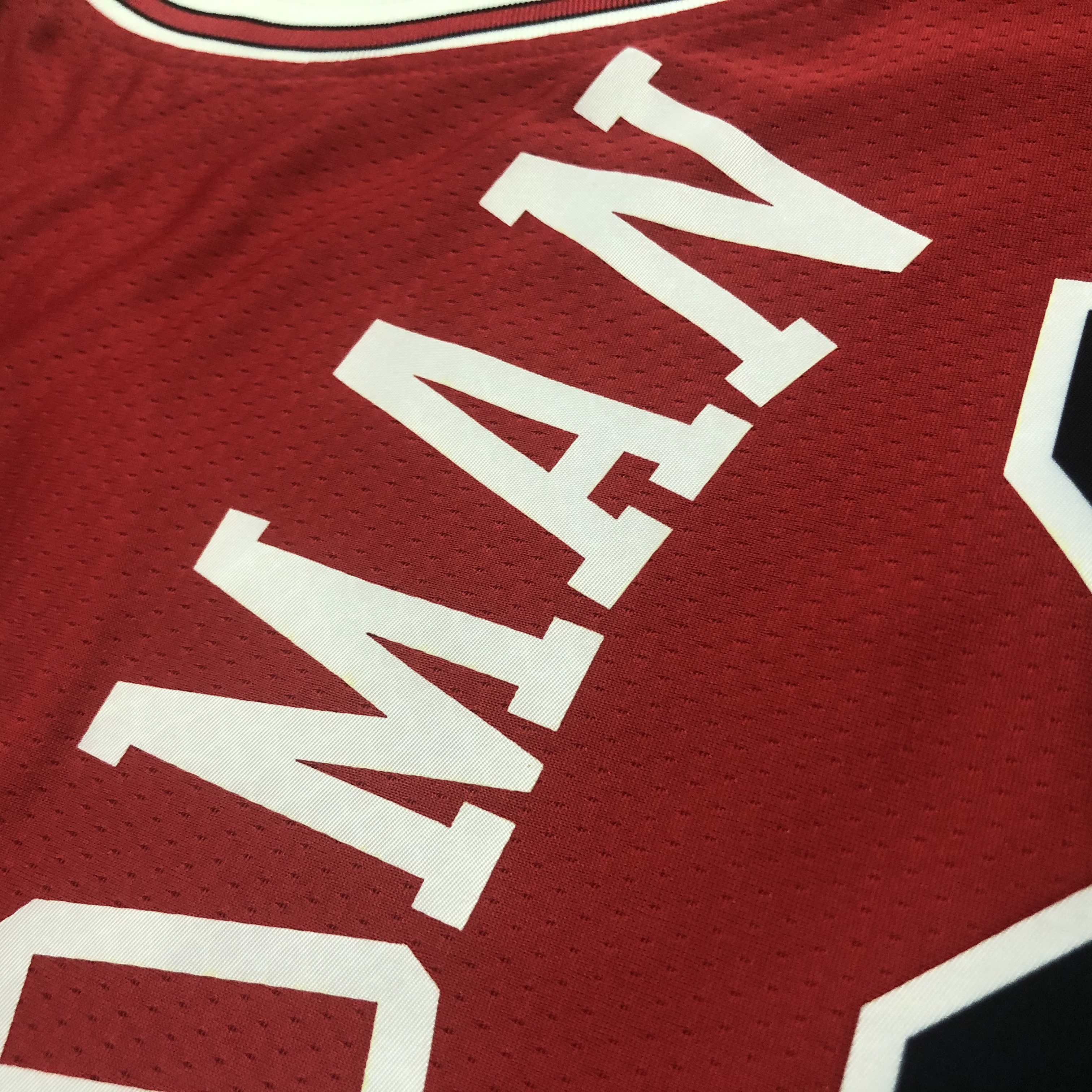 NBA Men Chicago Bulls Red #91 RODMAN Jersey High Quality Name and Number Print - leoleo123123