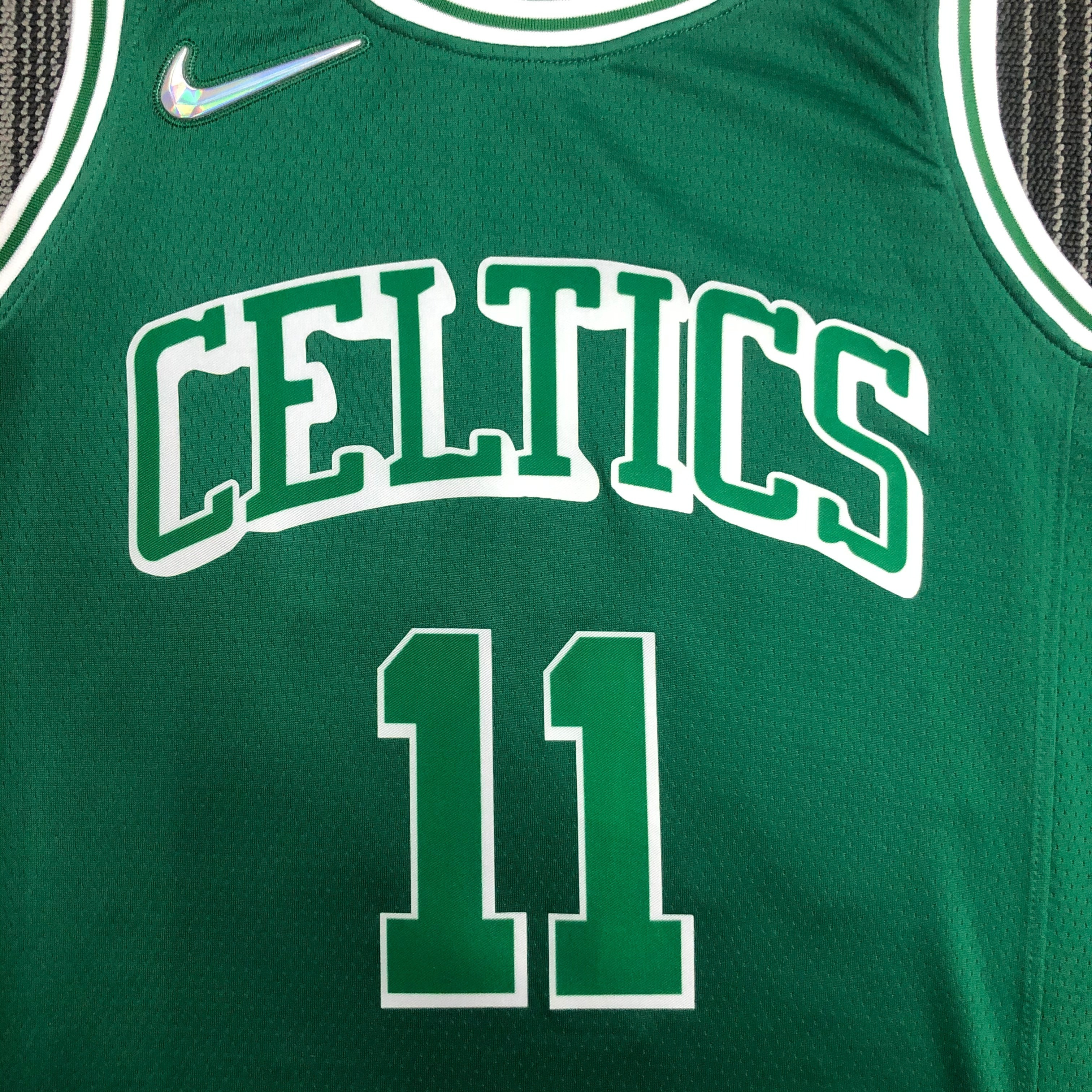NBA Season 2022 Boston Celtics Green #11 IRVING Jersey High Quality Name and Number Print - leoleo123123