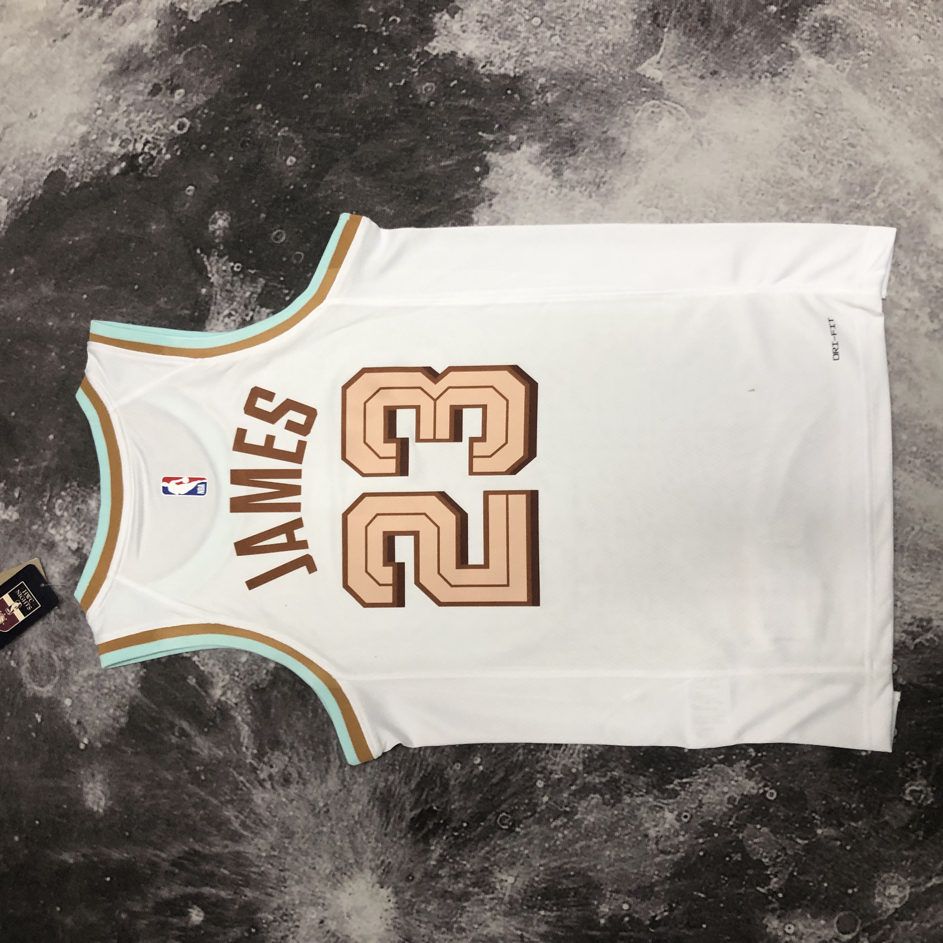 NBA Season 2023 Men Cleveland Cavaliers White #23 JAMES Jersey High Quality Name and Number Print - leoleo123123