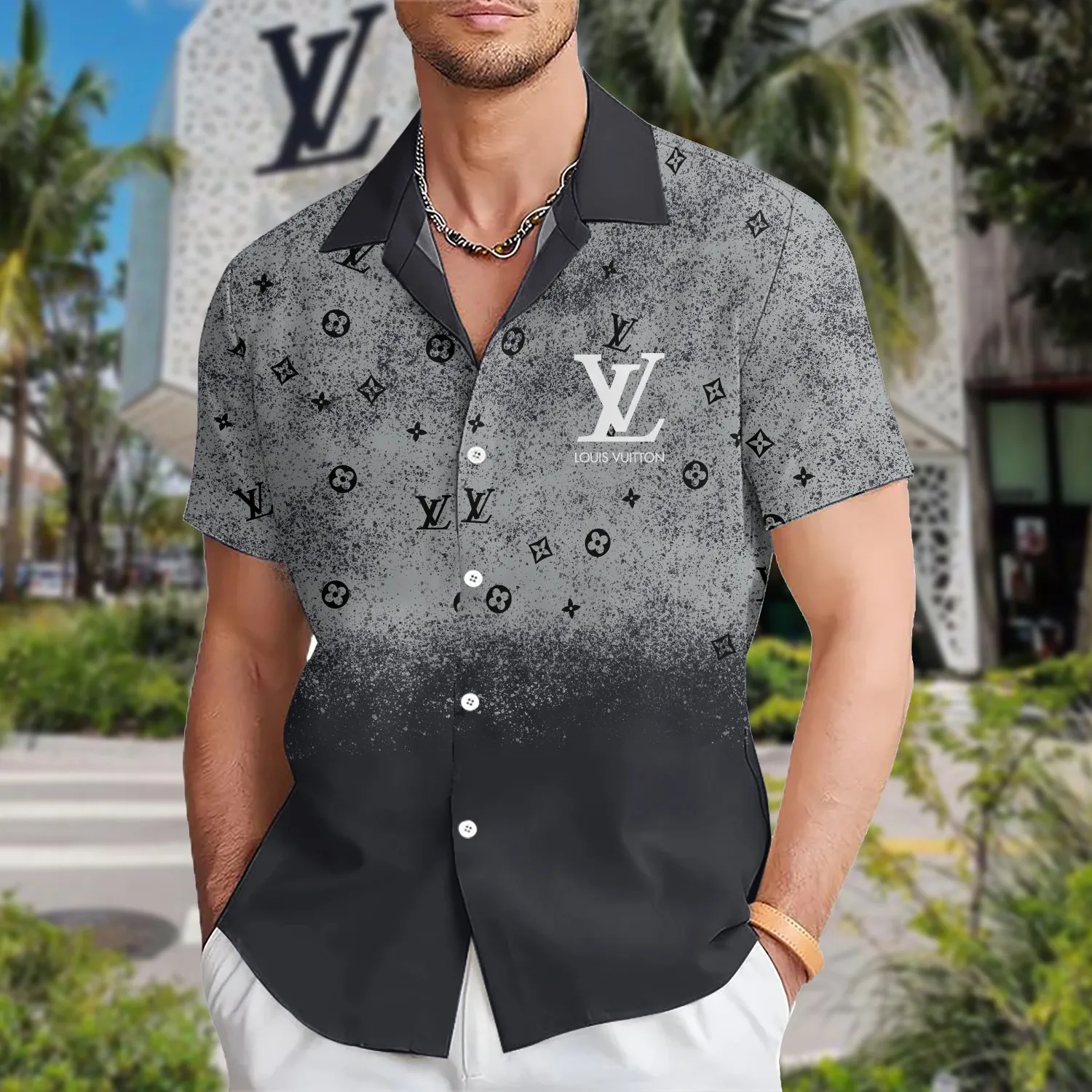 [PREMIUM] LOUIS VUITTON Hawaii Shirt HOT Summer 2024 LUX-CY-0000QBE2ZVYW - leoleo123123