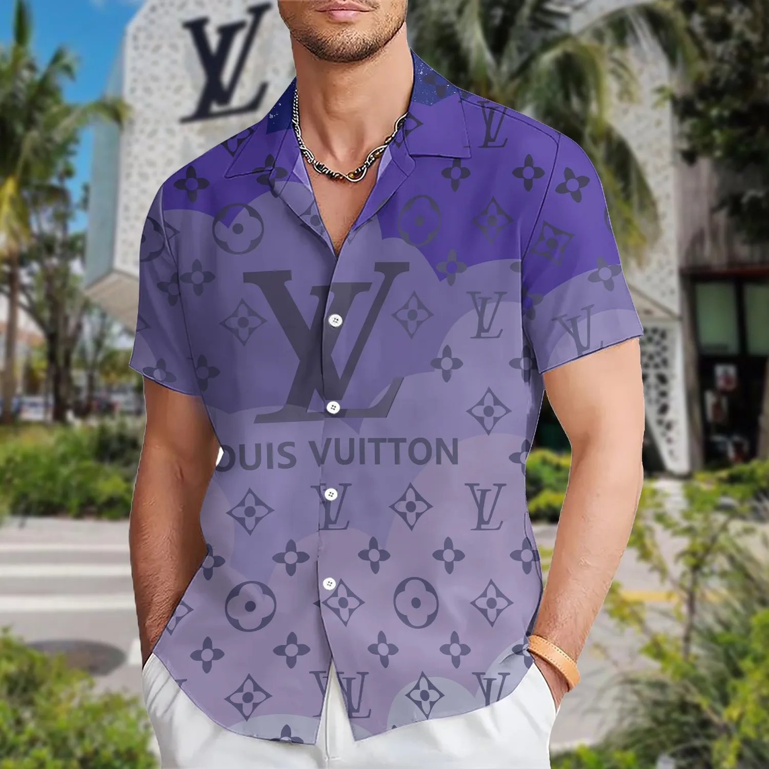 [PREMIUM] LOUIS VUITTON Hawaii Shirt HOT Summer 2024 LUX-CY-0000HUELECLL - leoleo123123
