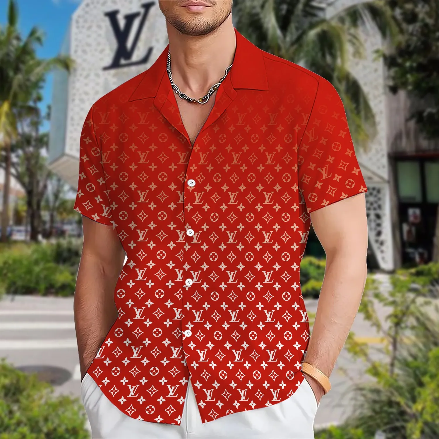 [PREMIUM] LOUIS VUITTON Hawaii Shirt HOT Summer 2024 LUX-CY-0000YPETTVZS - leoleo123123