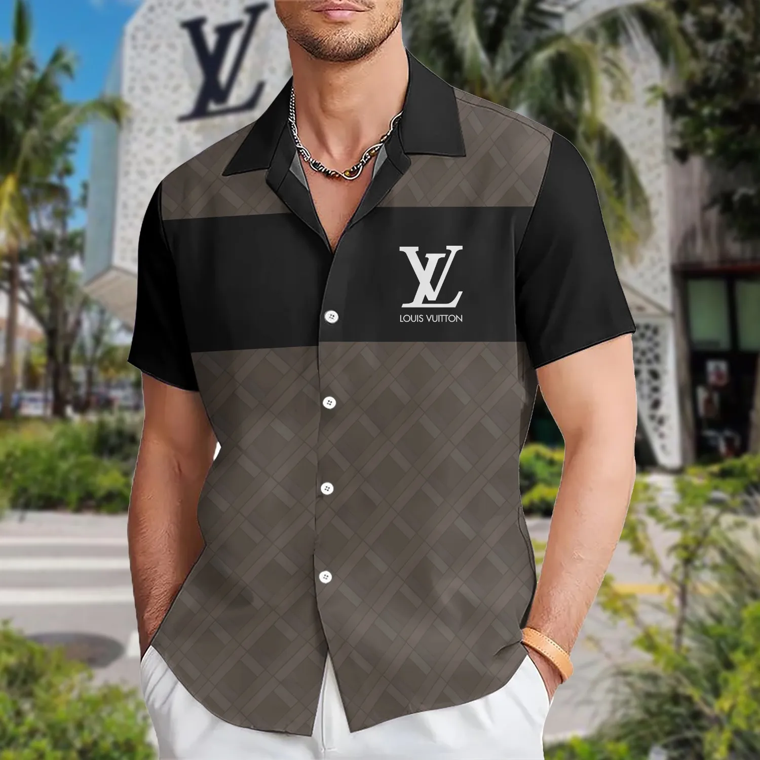 [PREMIUM] LOUIS VUITTON Hawaii Shirt HOT Summer 2024 LUX-CY-0000UIZYKGC4 - leoleo123123