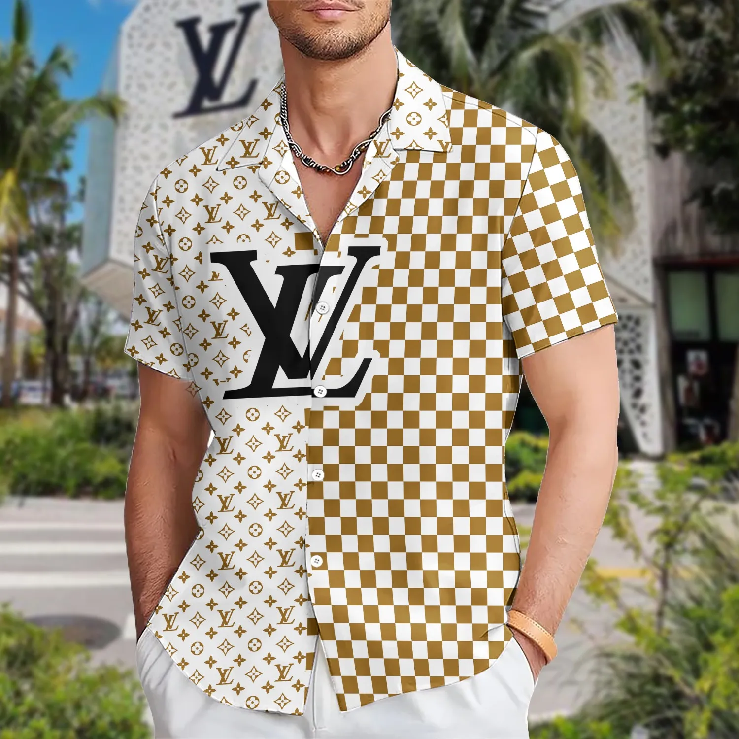 [PREMIUM] LOUIS VUITTON Hawaii Shirt HOT Summer 2024 LUX-CY-0000W7ZH7VVC - leoleo123123