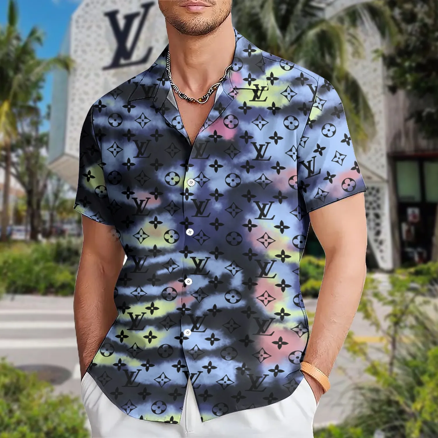 [PREMIUM] LOUIS VUITTON Hawaii Shirt HOT Summer 2024 LUX-CY-0000FDZIIHSH - leoleo123123