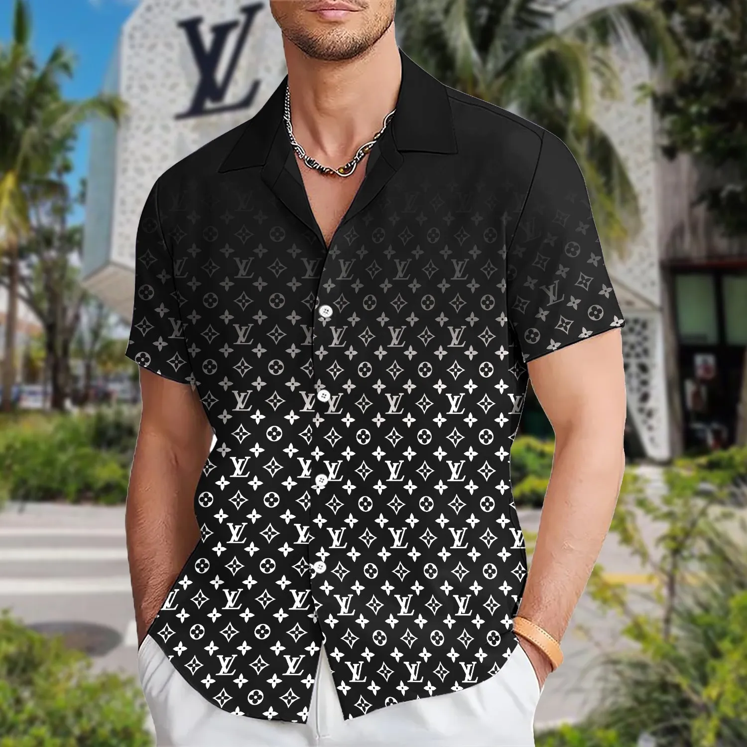 [PREMIUM] LOUIS VUITTON Hawaii Shirt HOT Summer 2024 LUX-CY-0000KTWDIXHF - leoleo123123