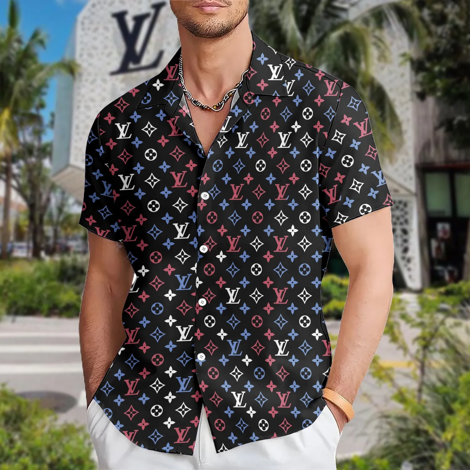 [PREMIUM] LOUIS VUITTON Hawaii Shirt HOT Summer 2024 LUX-CY-0000UUQMIN4F - leoleo123123