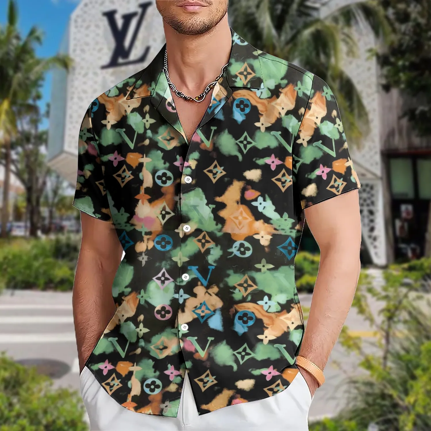 [PREMIUM] LOUIS VUITTON Hawaii Shirt HOT Summer 2024 LUX-CY-0000ZSRG8JYX - leoleo123123