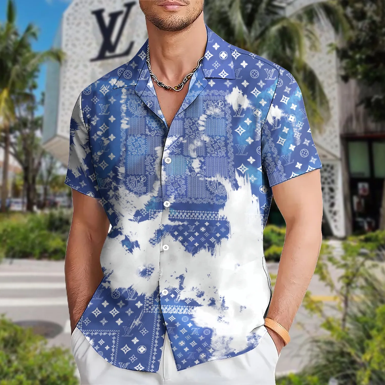 [PREMIUM] LOUIS VUITTON Hawaii Shirt HOT Summer 2024 LUX-CY-0000TUMXPCDQ - leoleo123123