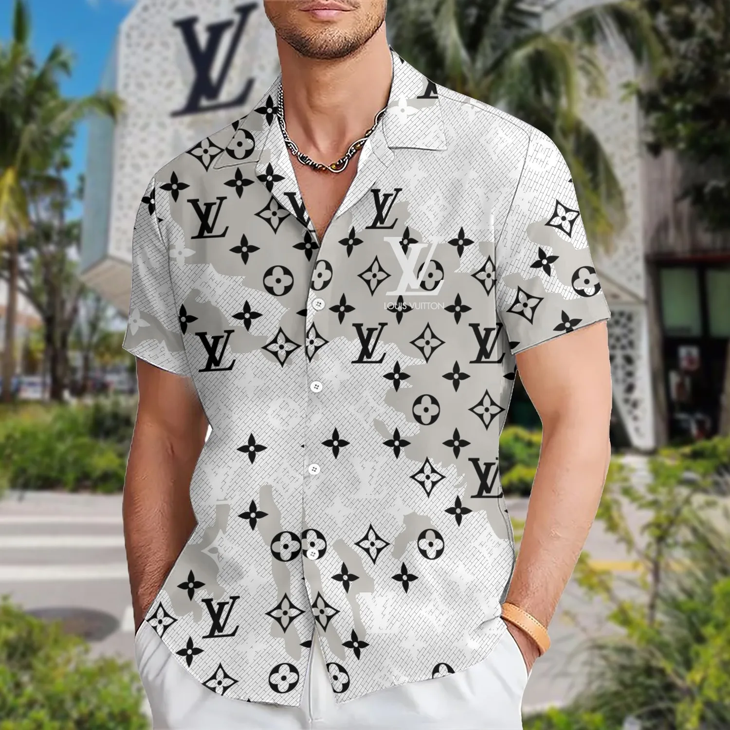 [PREMIUM] LOUIS VUITTON Hawaii Shirt HOT Summer 2024 LUX-CY-00006YOPVLXH - leoleo123123