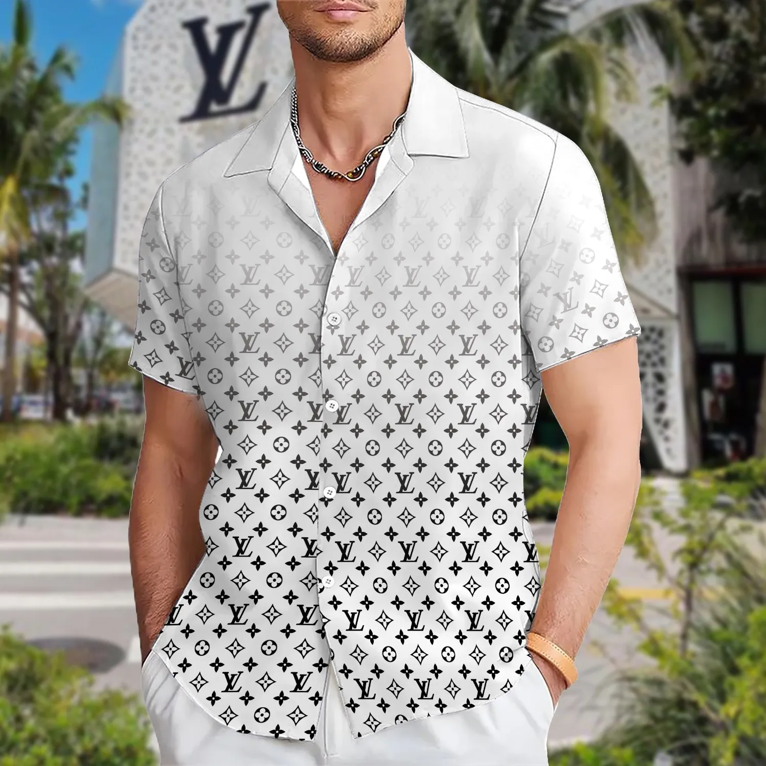 [PREMIUM] LOUIS VUITTON Hawaii Shirt HOT Summer 2024 LUX-CY-0000SQMIVP4J - leoleo123123