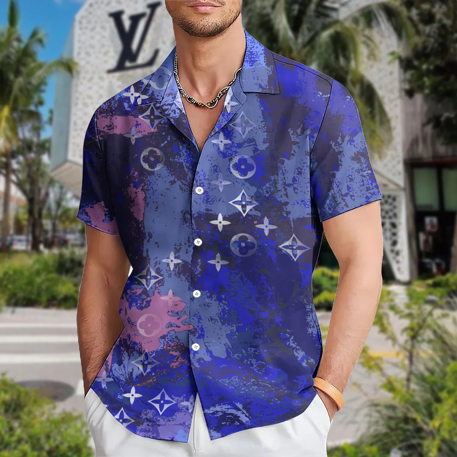 [PREMIUM] LOUIS VUITTON Hawaii Shirt HOT Summer 2024 LUX-CY-0000NWGWWTLK - leoleo123123