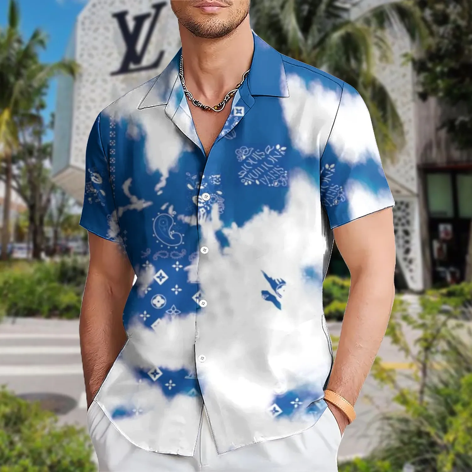 [PREMIUM] LOUIS VUITTON Hawaii Shirt HOT Summer 2024 LUX-CY-00008IUWAUJO - leoleo123123