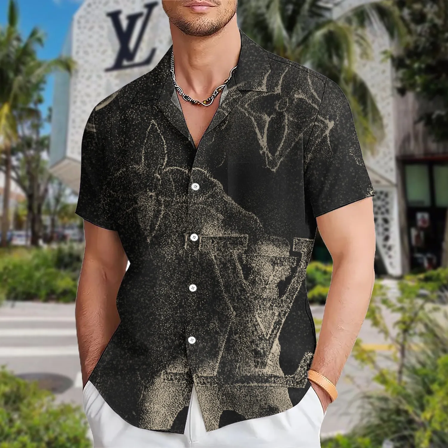 [PREMIUM] LOUIS VUITTON Hawaii Shirt HOT Summer 2024 LUX-CY-00005L17XZCB - leoleo123123